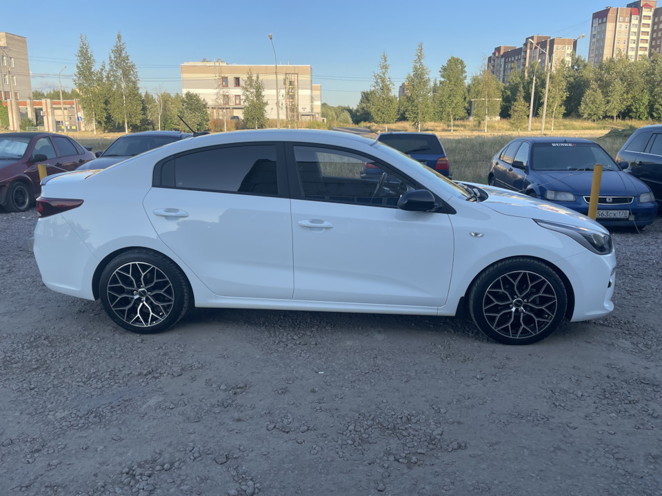 Kia Rio r17 занижение