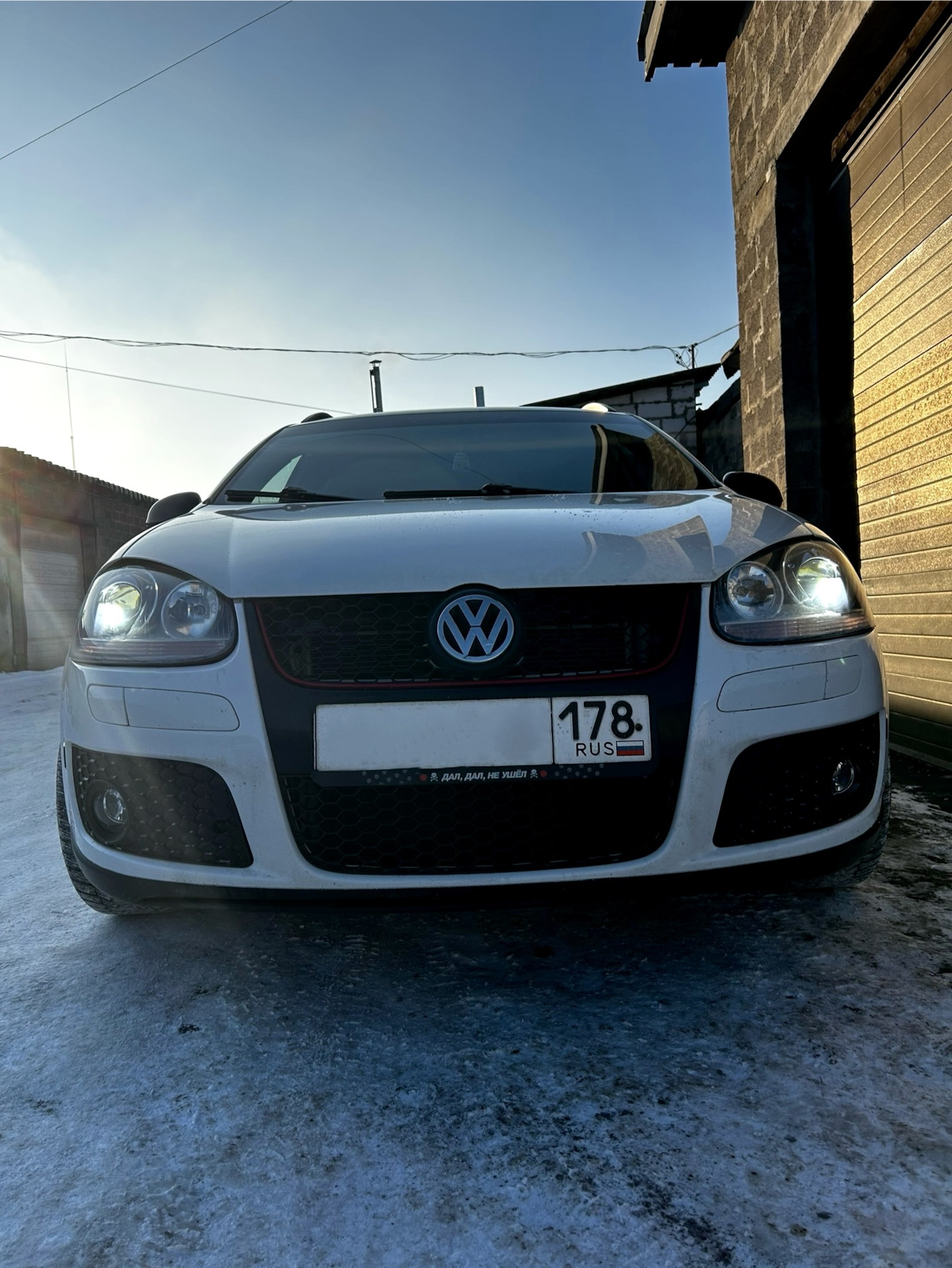35. Очередные фары оем+линзы led dk300 — Volkswagen Golf Variant (Mk5 ...