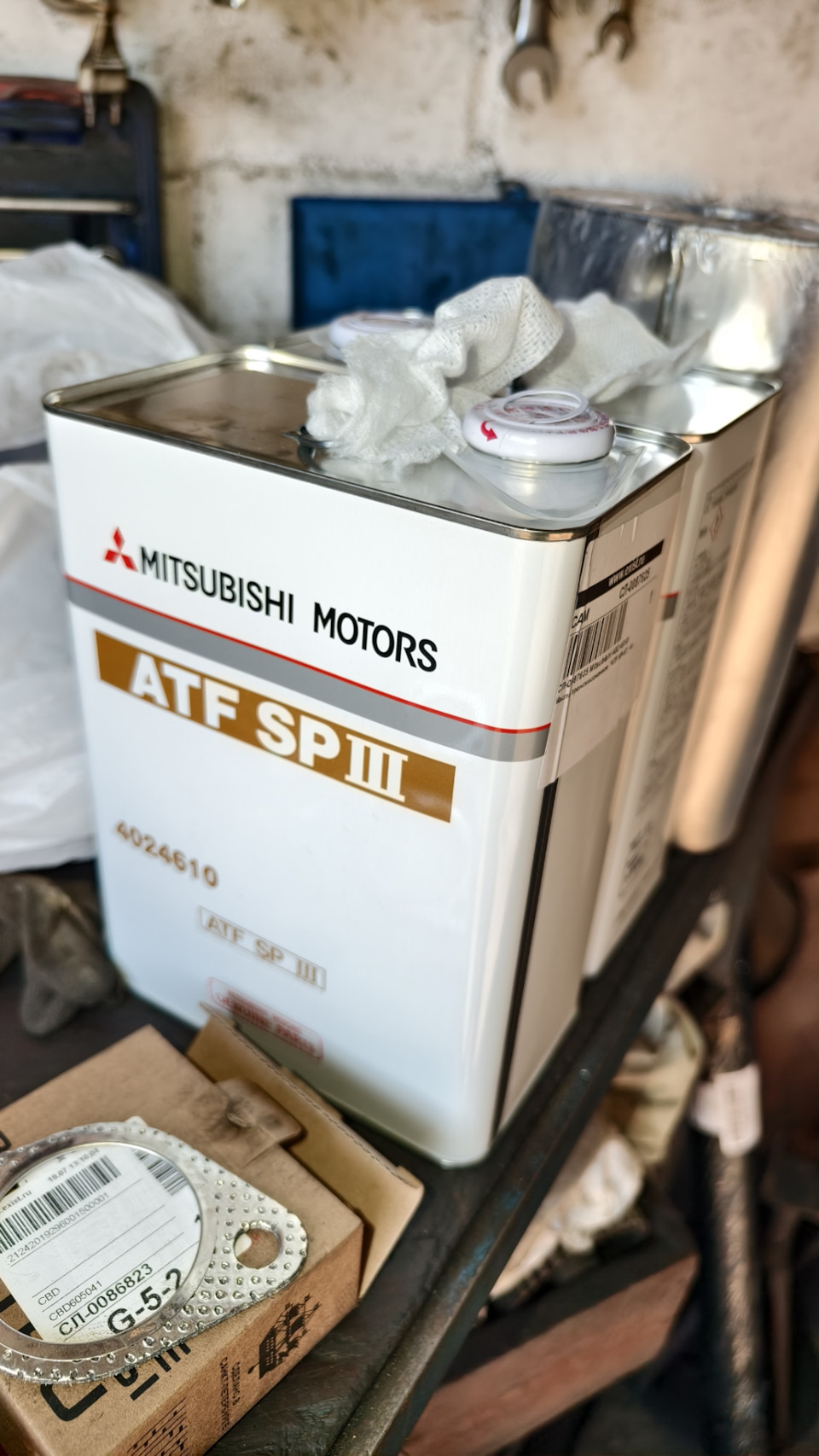 4024610 Масло трансмиссионное DiaQueen ATF SP-III, 4л Mitsubishi ...