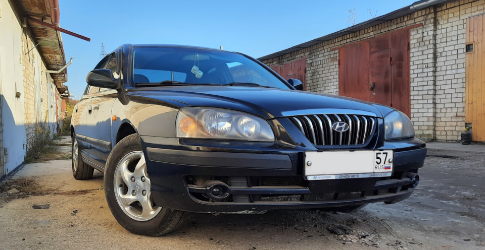 №33. Замена решетки радиатора и фар. — Hyundai Elantra (3G), 1,6 л ...