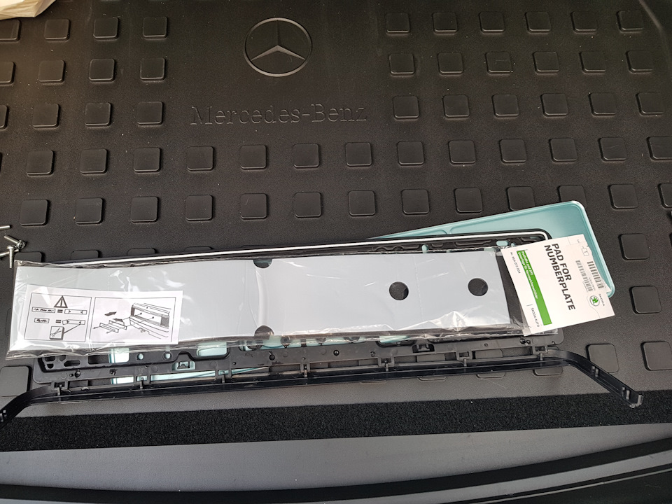 Демпферная прокладка для номера — Mercedes-Benz C-class (W205), 1,6 л ...