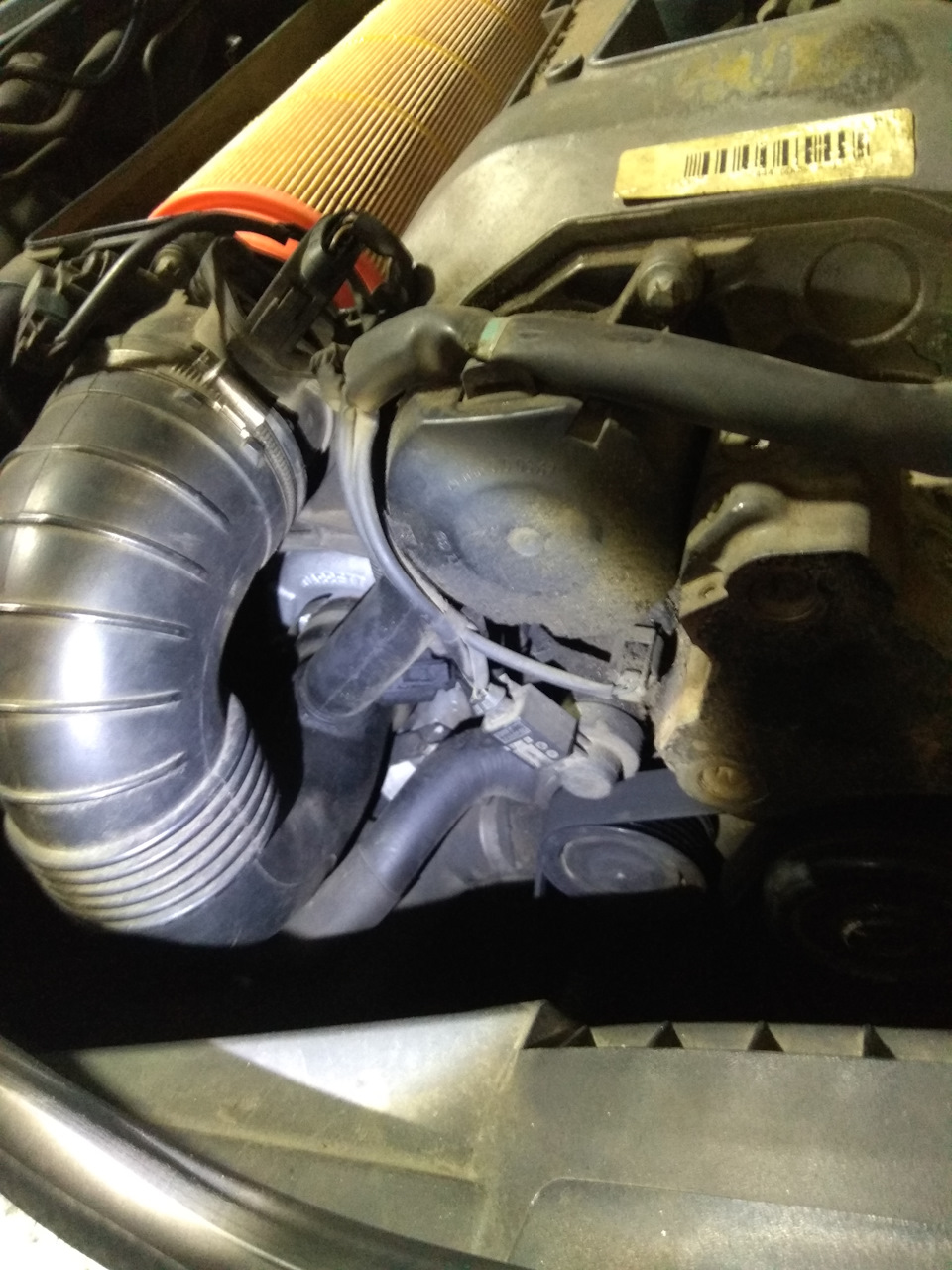 замена турбины — Mercedes-Benz E-Class (W211), 2,7 л, 2003 года ...