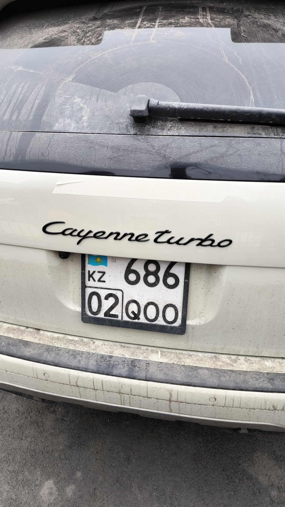 Шильдик на багажник — Porsche Cayenne (1G) 955/957, 3,6 л, 2007 года |  просто так | DRIVE2