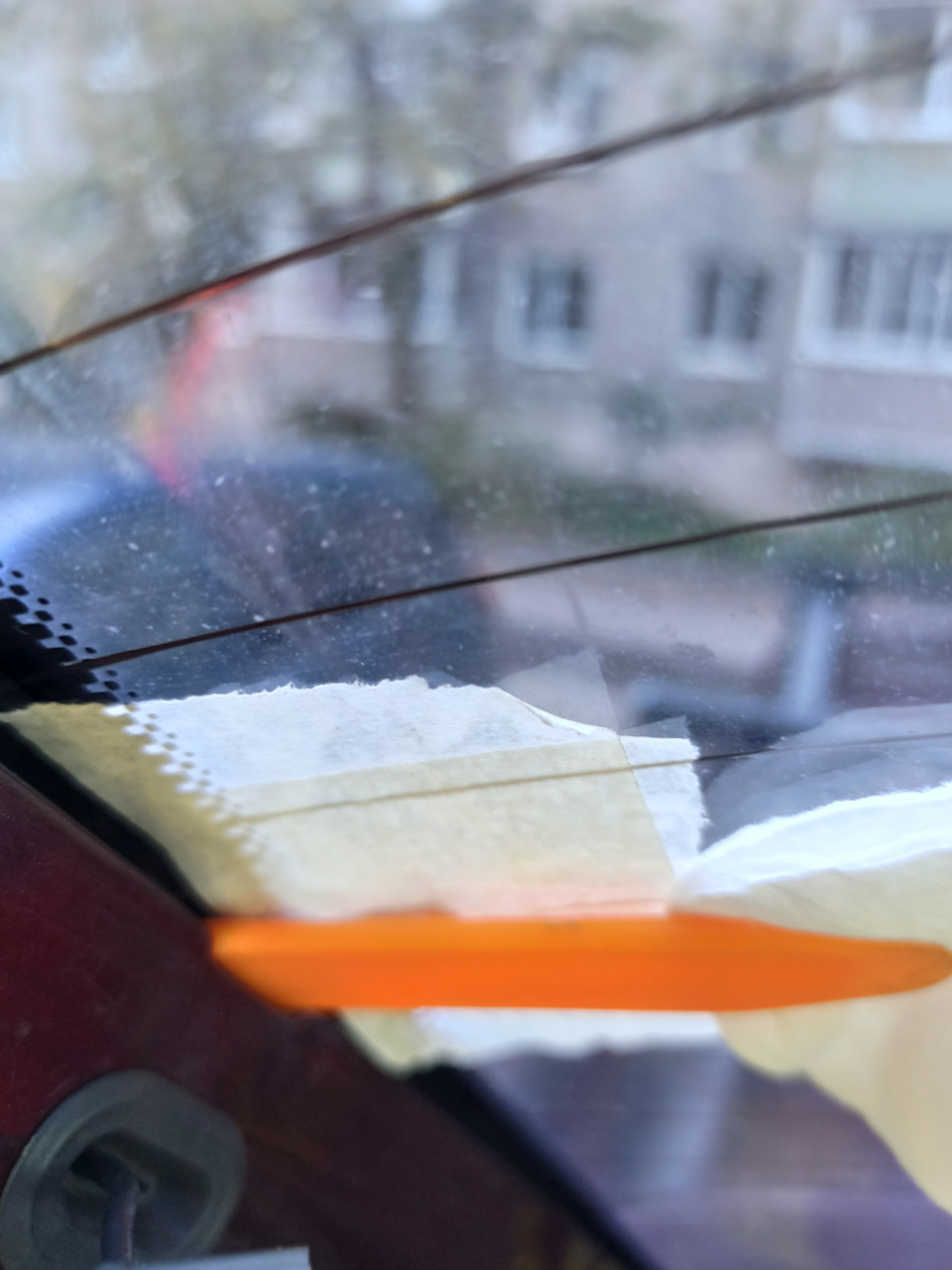 Клемма обогрева заднего стекла — Skoda Fabia Combi Mk2, 1,6 л, 2009 ...