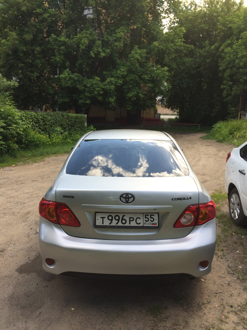 Покраска низа бампера и керамика — Toyota Corolla (140/150), 1,6 л, 2008  года | мойка | DRIVE2