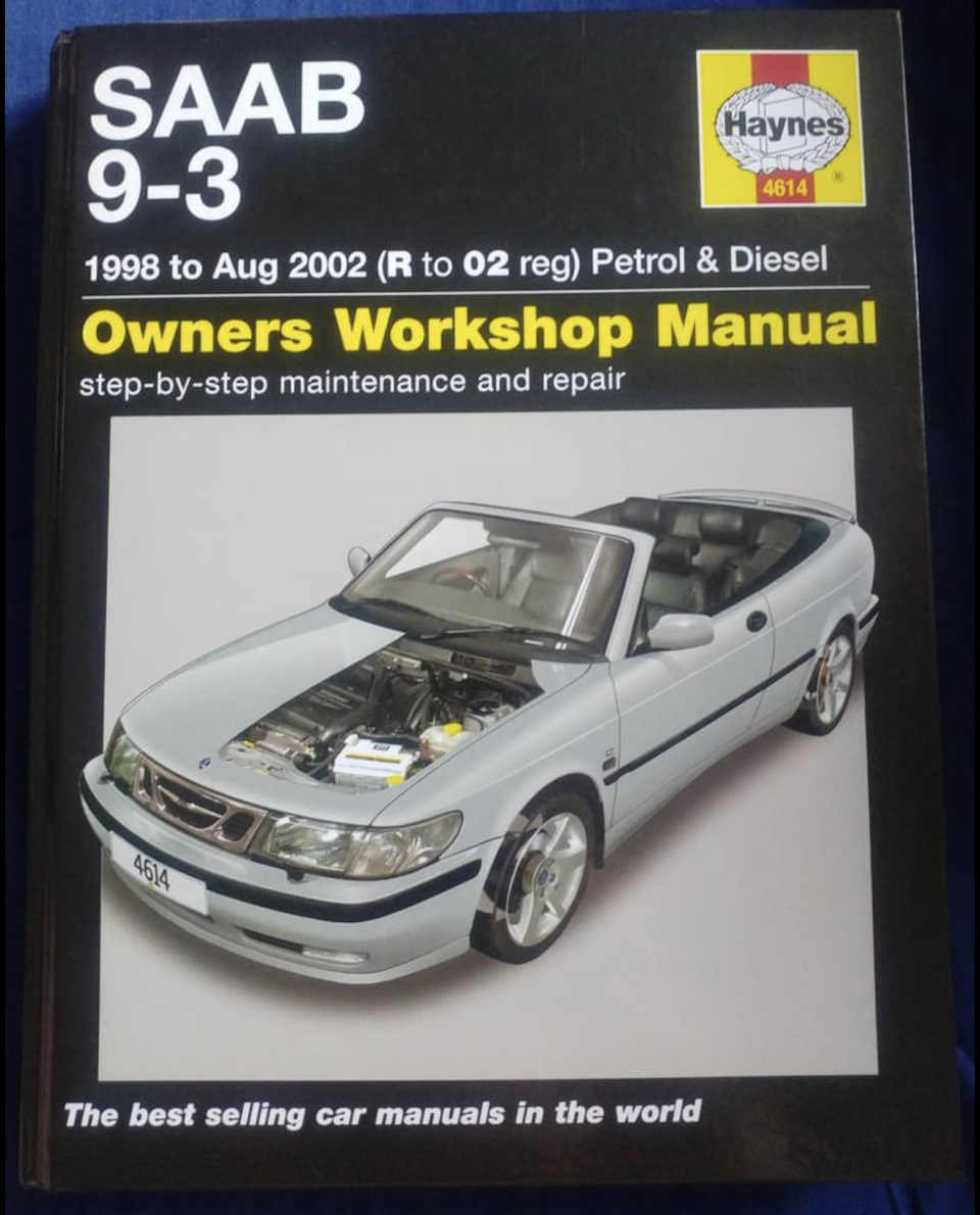 Книжка по эксплуатации — Saab 9-3 (1G), 2 л, 1999 года | аксессуары ...