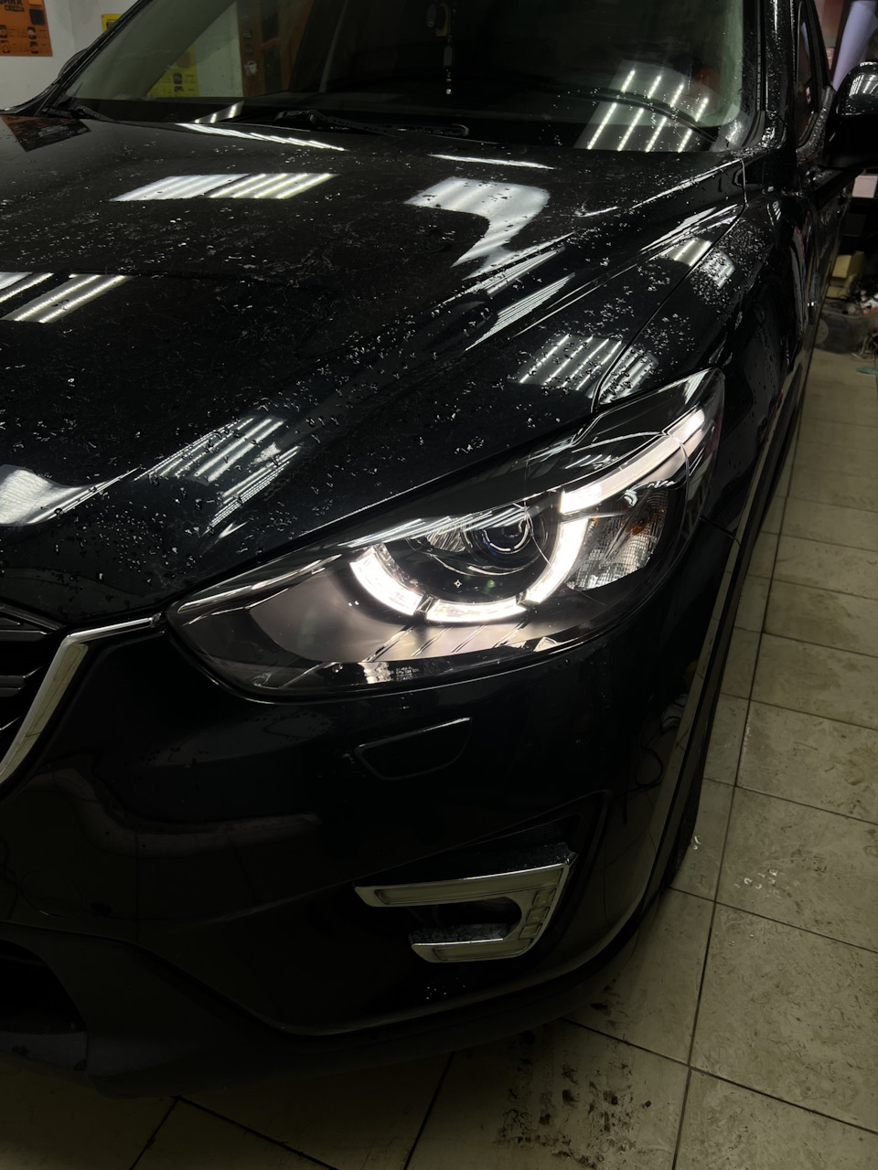 Замена led линз на bi-led mazda cx 5 — DRIVE2