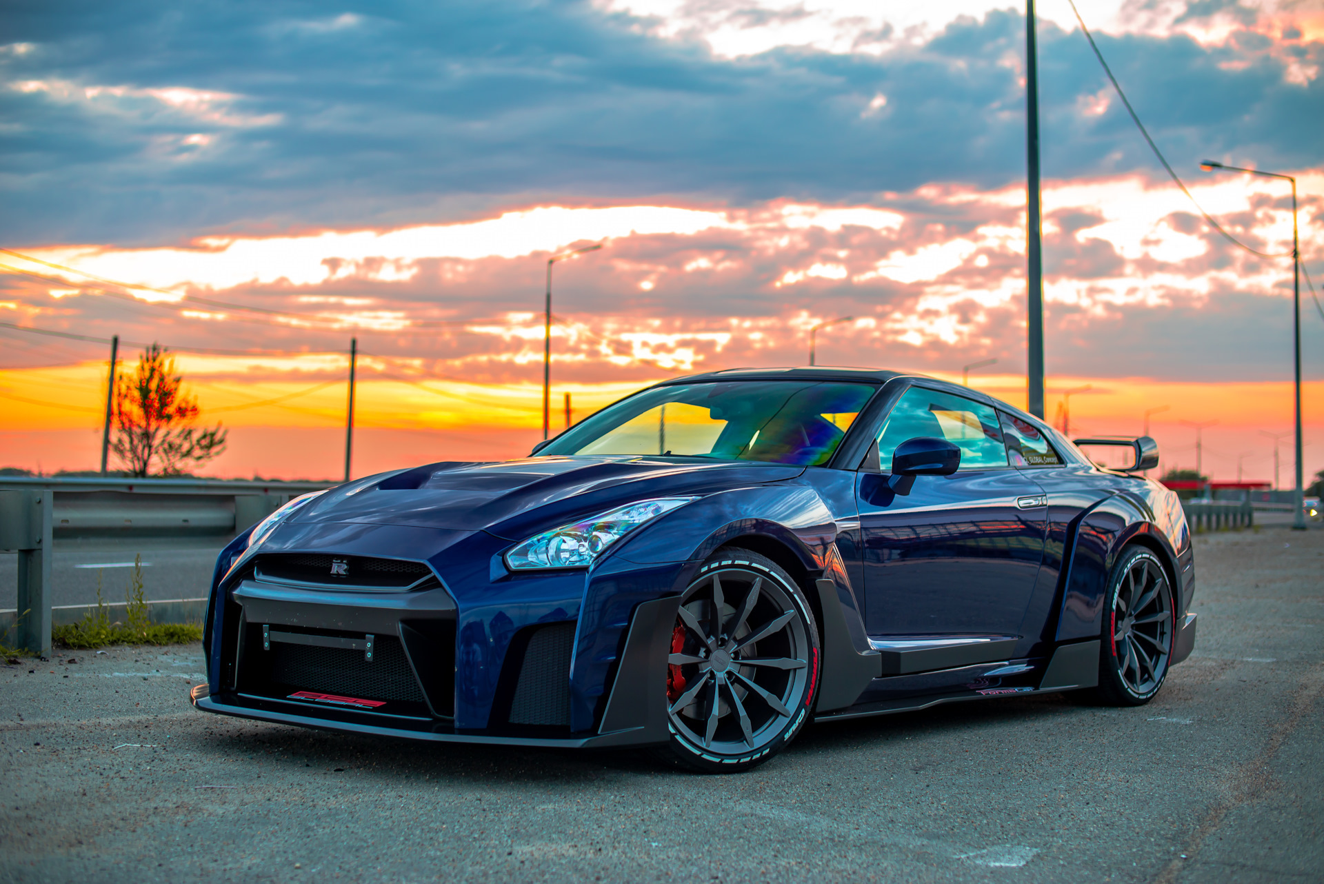 GTR r35 синий