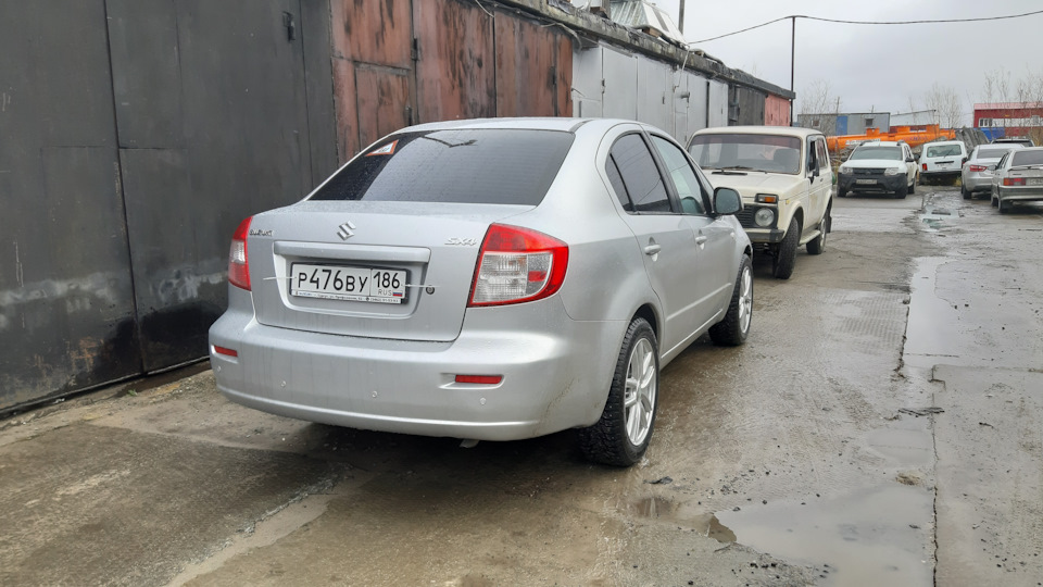 Переобувка, замена масла и фильтров — Suzuki SX4 Sedan, 1,6 л, 2010 ...