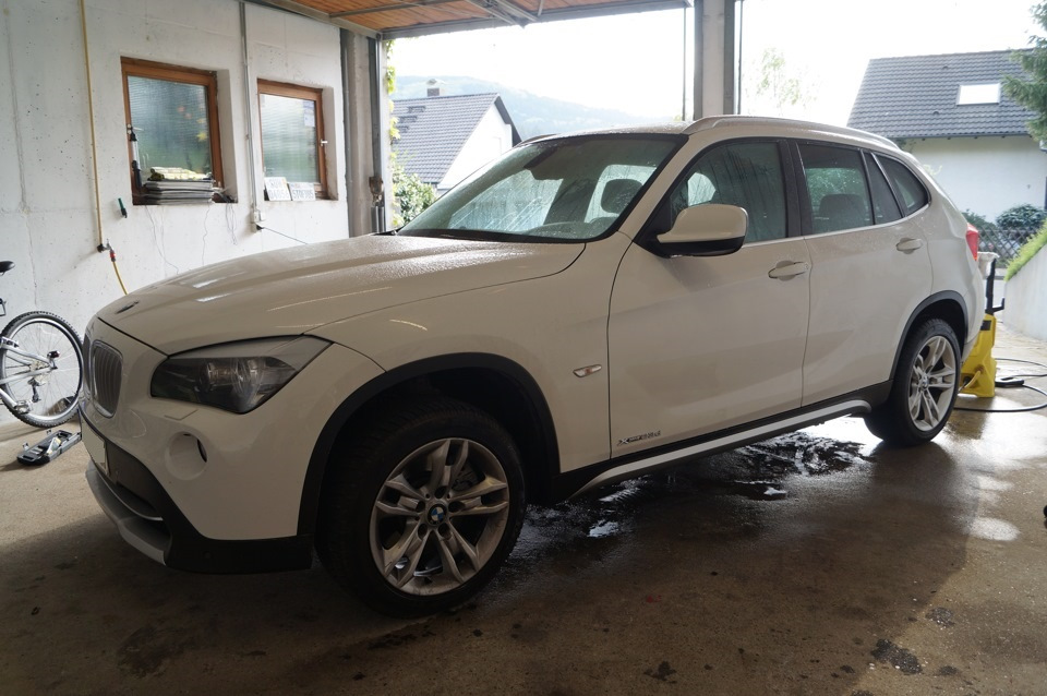 Встречаем лето — BMW X1 (E84), 2 л, 2012 года | мойка | DRIVE2