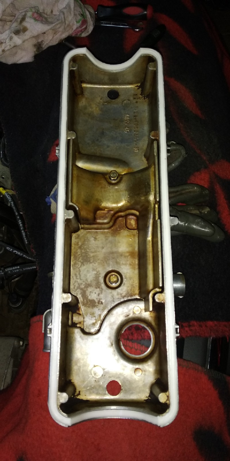 Как я решил отмыть свой…дроссель!) — Lada Гранта лифтбек, 1,8 л, 2015 ...