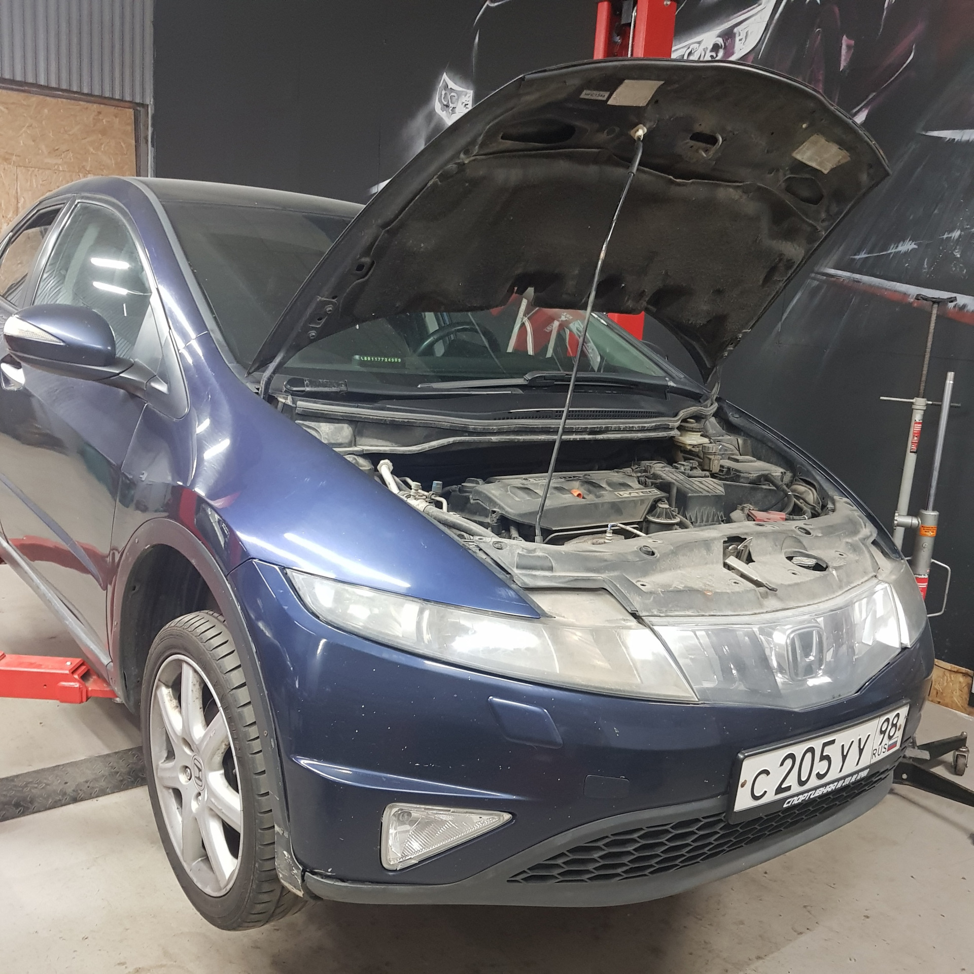 Новые фары и прочая мелочь. — Honda Civic Hatchback (8G), 1,8 л, 2008 ...