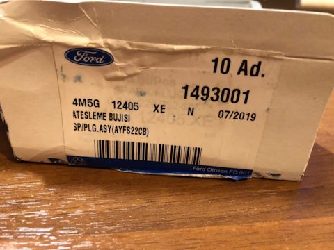 AYFS22CB Свечи зажигания Ford | Запчасти на DRIVE2