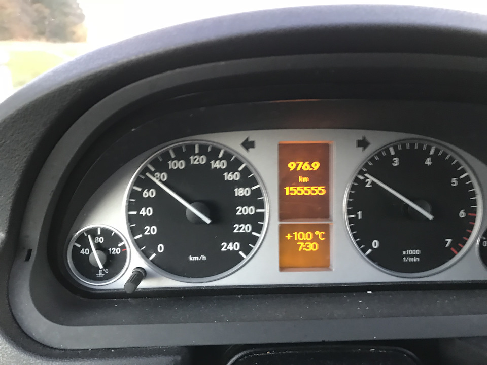Пробег, зима — Mercedes-Benz B-Class (W245), 1,5 л, 2007 года ...