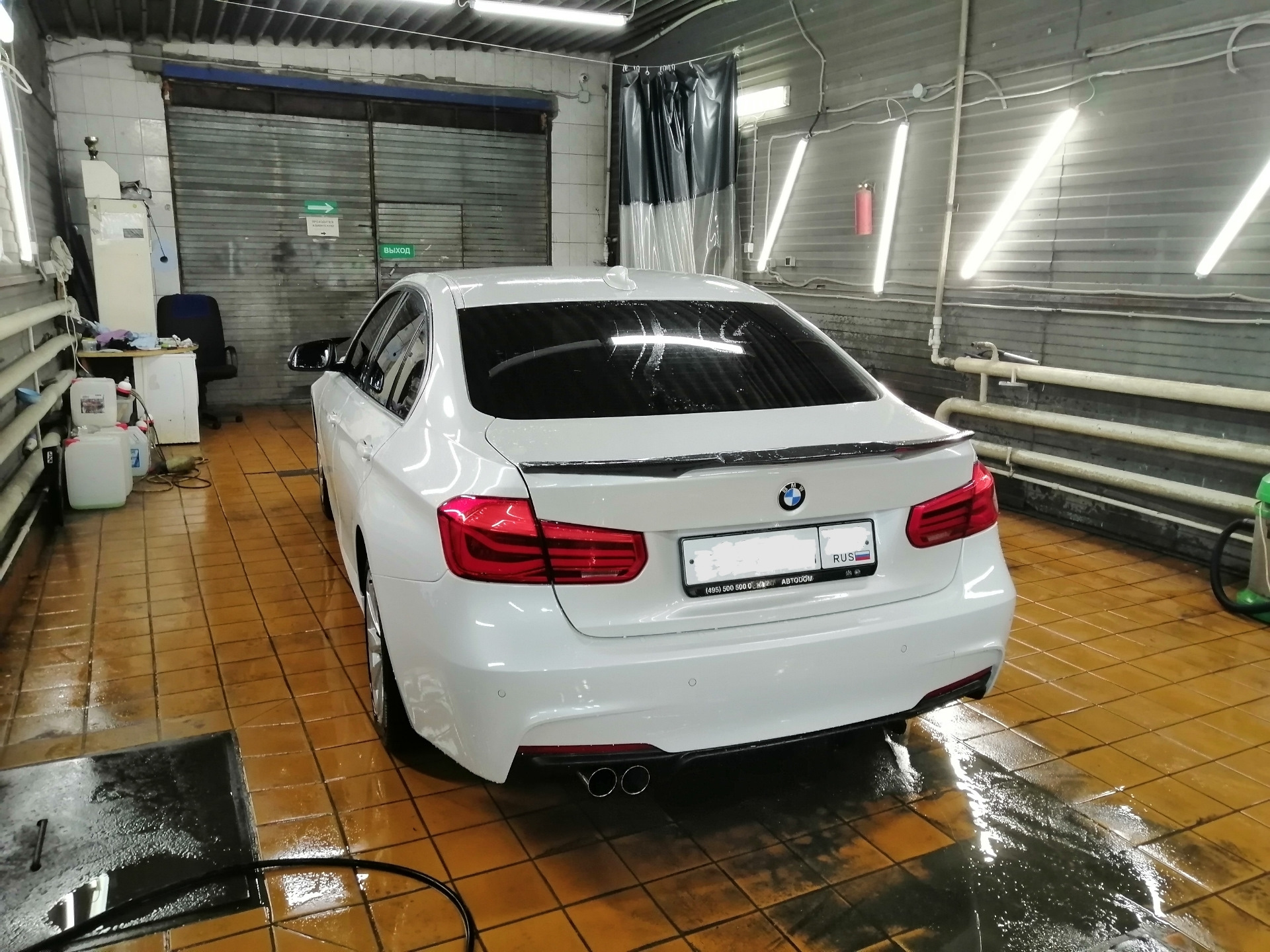 Задний бампер и пороги М пакет+насадка M performance — BMW 3 series ...