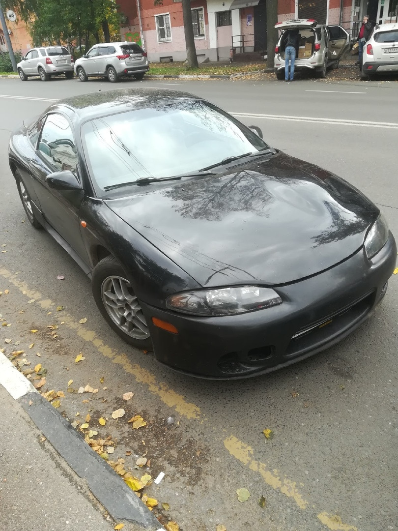 Актуальные фотки машины и небольшой спойлер ) — Mitsubishi Eclipse (2G), 2  л, 1996 года | своими руками | DRIVE2