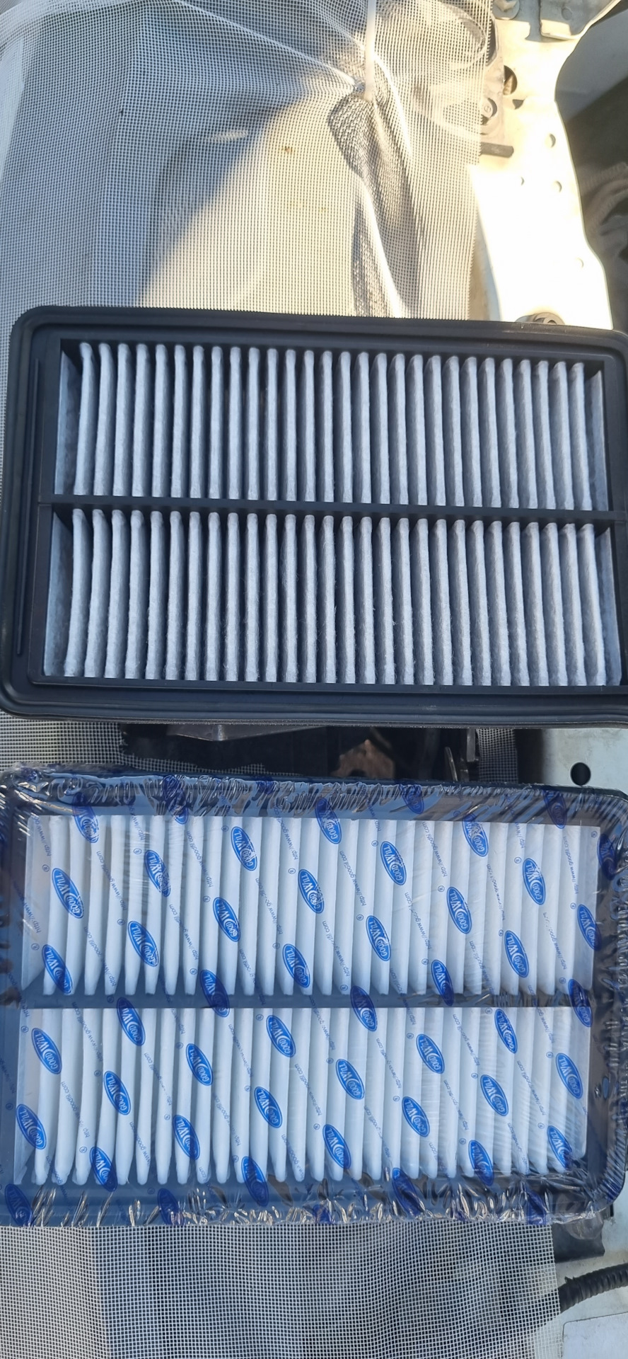 Смена воздушного и салонного фильтра — Honda CR-V (RM), 2 л, 2013 года ...