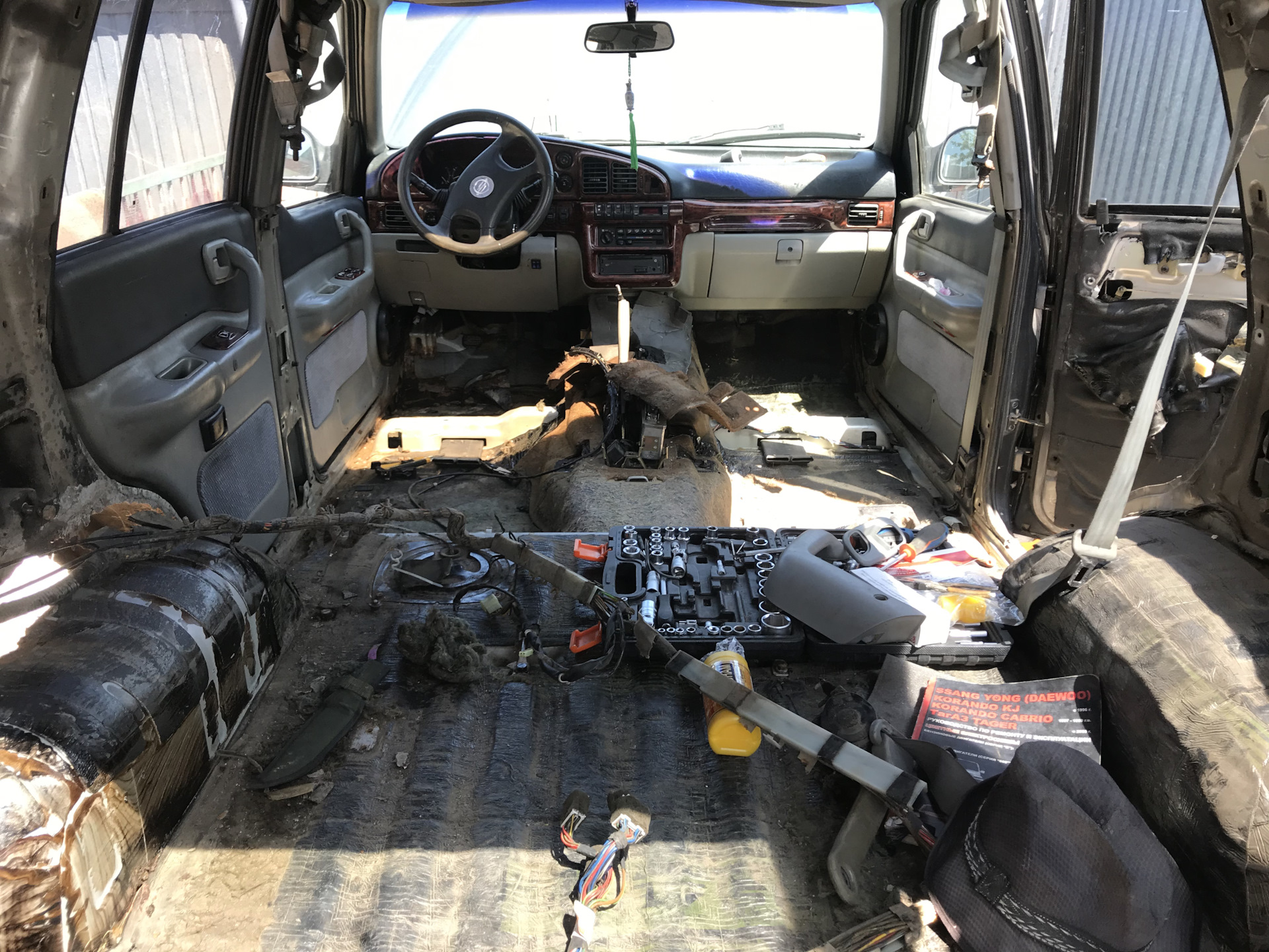 Решил немного подкрасить авто, часть 1 «начало» — SsangYong Musso, 2,9 ...