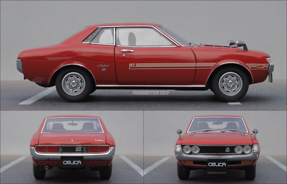 Toyota Celica 1600 GT (TA22), 1970 (1/18 AUTOart #78783) Red