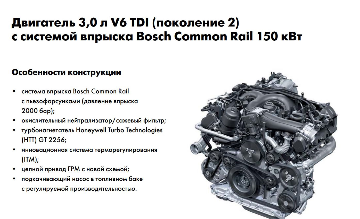 3.0 Tdi V6 2 -ого поколения Audi(CRCA) или когда интересные технические  решения затмевает недоработка 