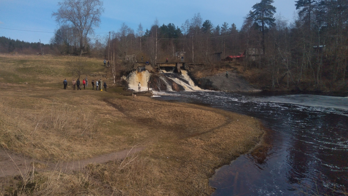 Водопад Мюллюкюля Карелия