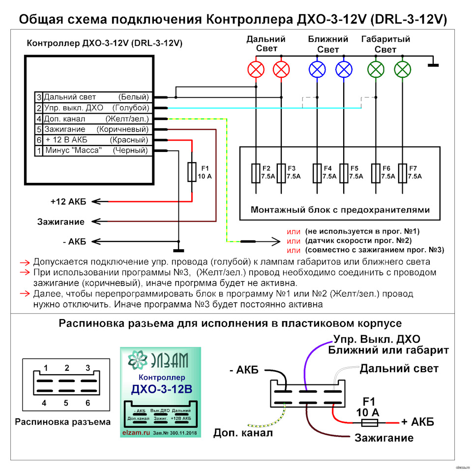 Rg 5 ar controller схема подключения