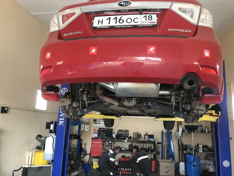 Сайлентблоки задней подвески — Subaru Impreza (GE/GH), 1,5 л, 2008 года ...