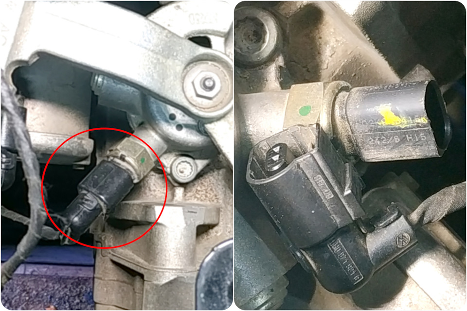 Отсоединяем разъём от выключателя — Skoda Octavia A7 Mk3