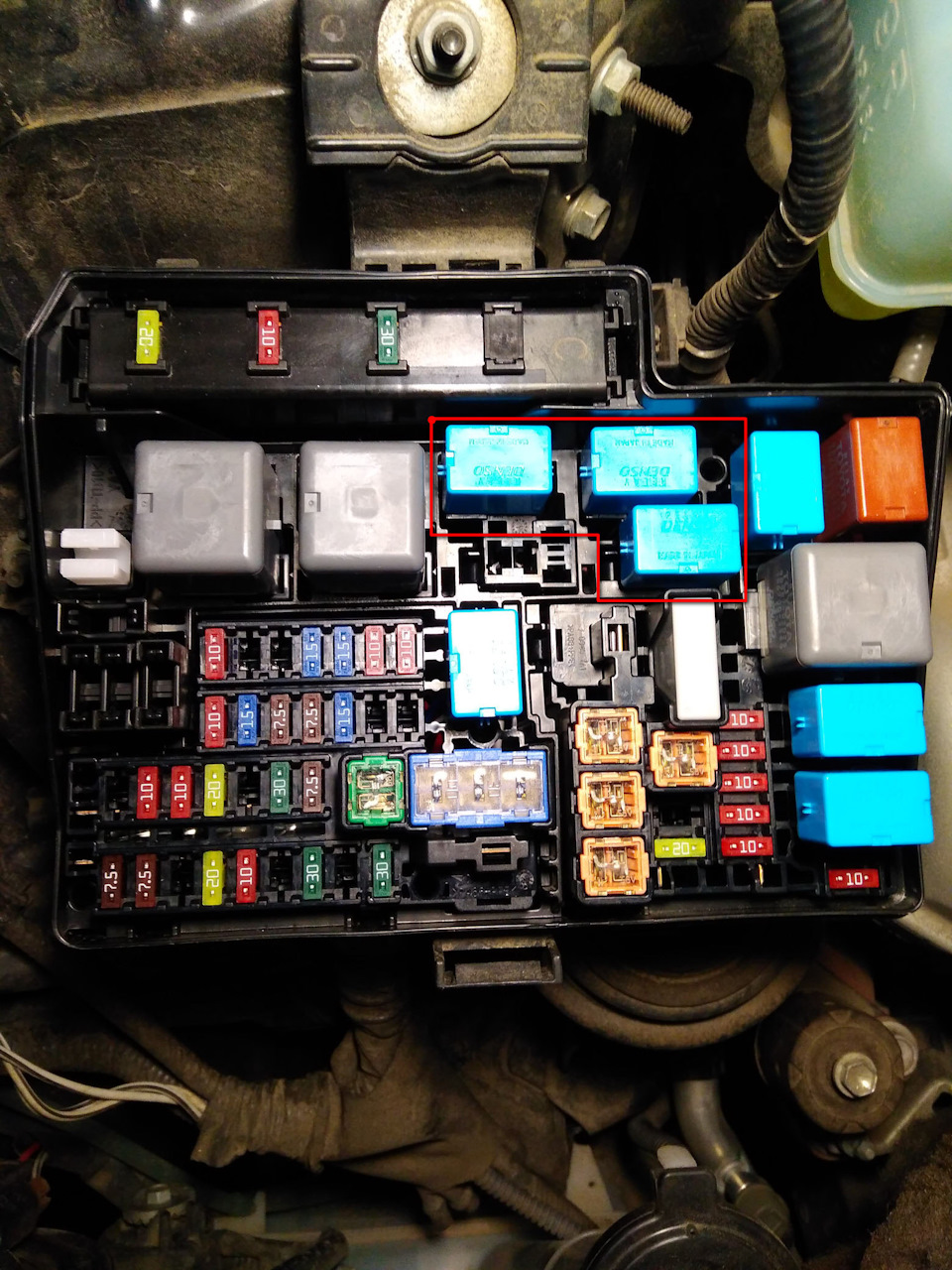 Заводской обогреватель РТС — Toyota E160, 1,5 л, 2014 года | наблюдение ...