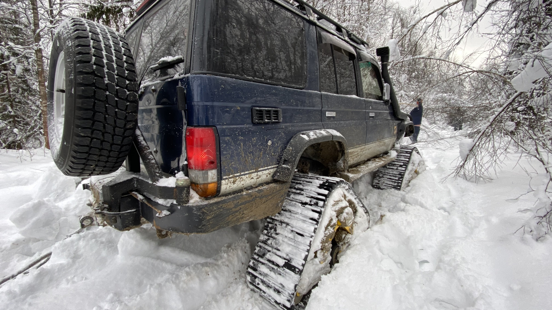 Гусеницы на внедорожнике против 42 и 44 колес — Сообщество «DRIVE2 Offroad»  на DRIVE2