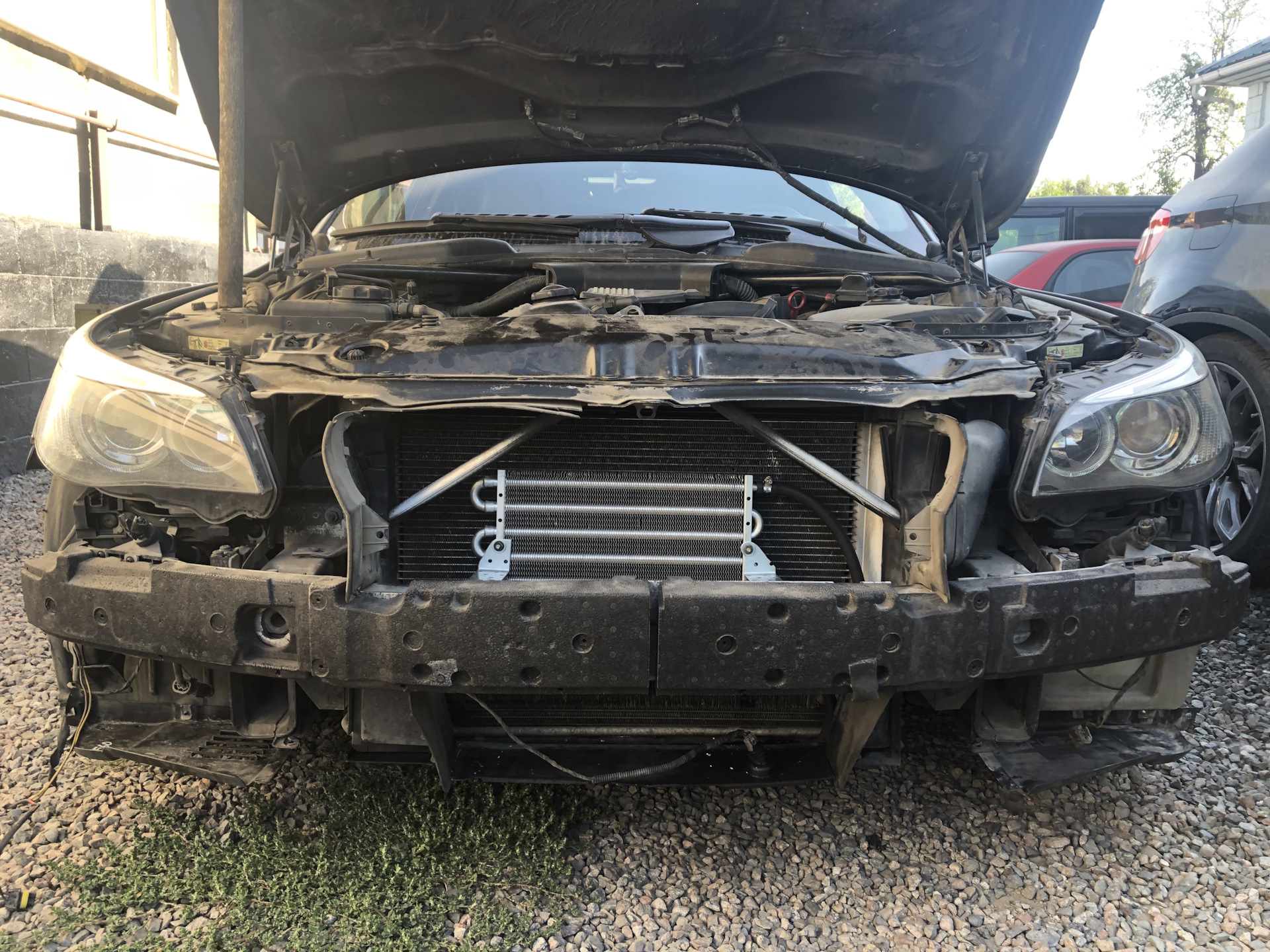 Удаление теплообменника Бмв е60 — BMW 5 series (E60), 3 л, 2004 года ...