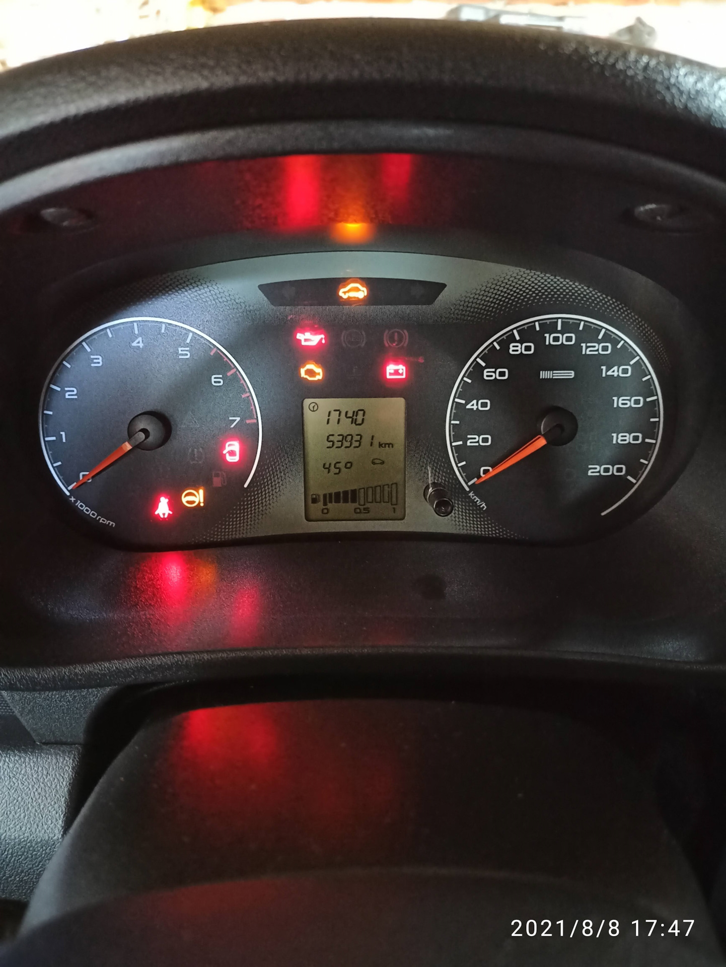 Замена моторного масла 53930, воздушного фильтра. — Lada Гранта Лифтбек ...