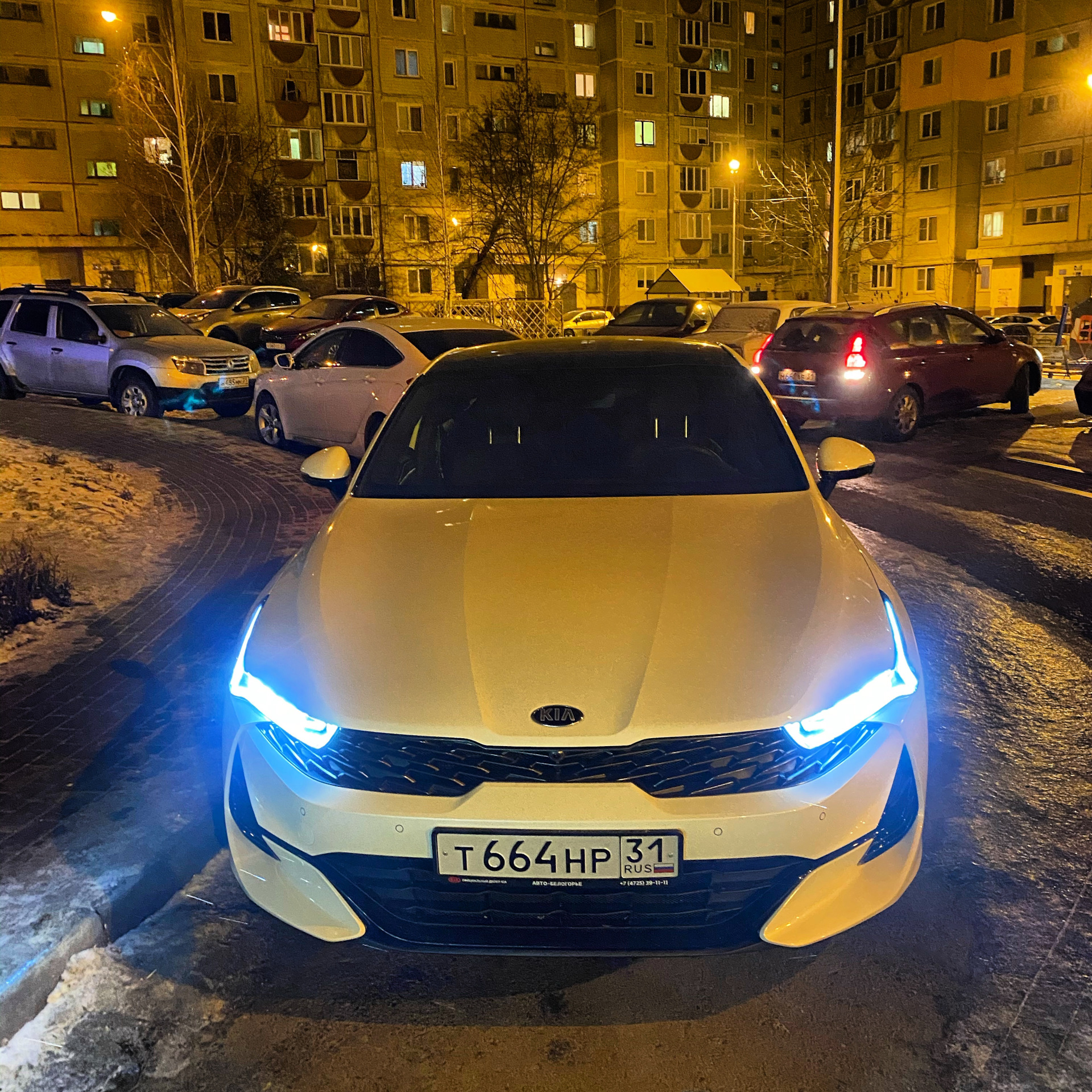 Kia k5 Золотая