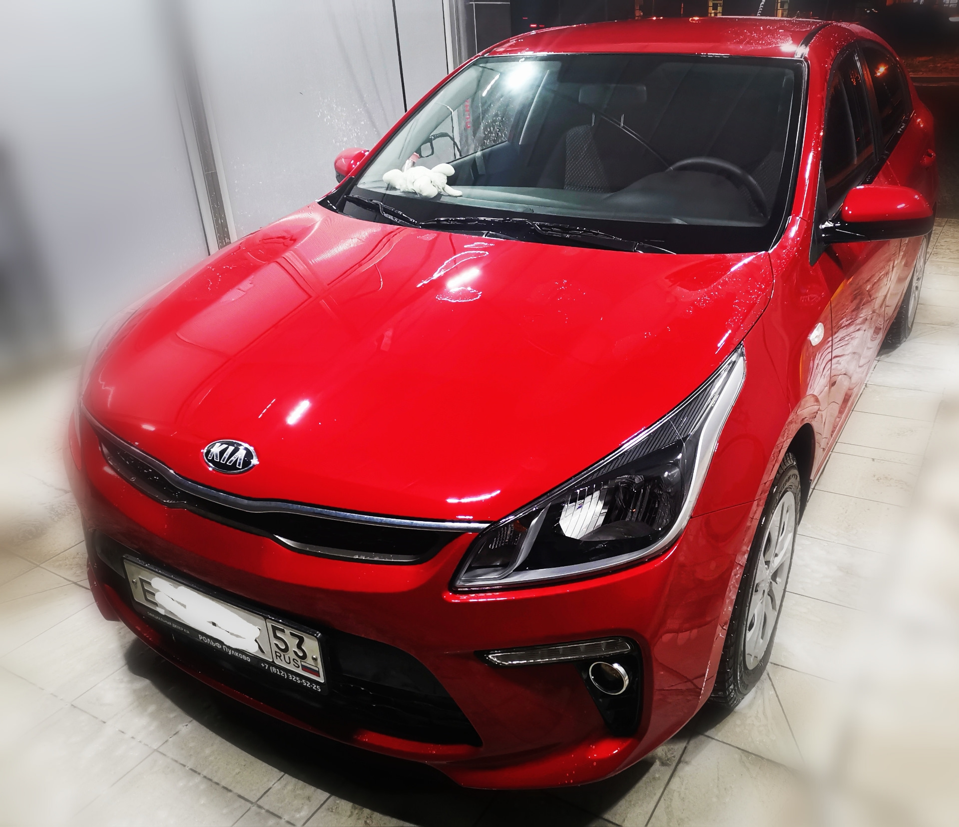 Затонировал и заодно помыл машину) — KIA Rio (4G), 1,6 л, 2019 года |  фотография | DRIVE2