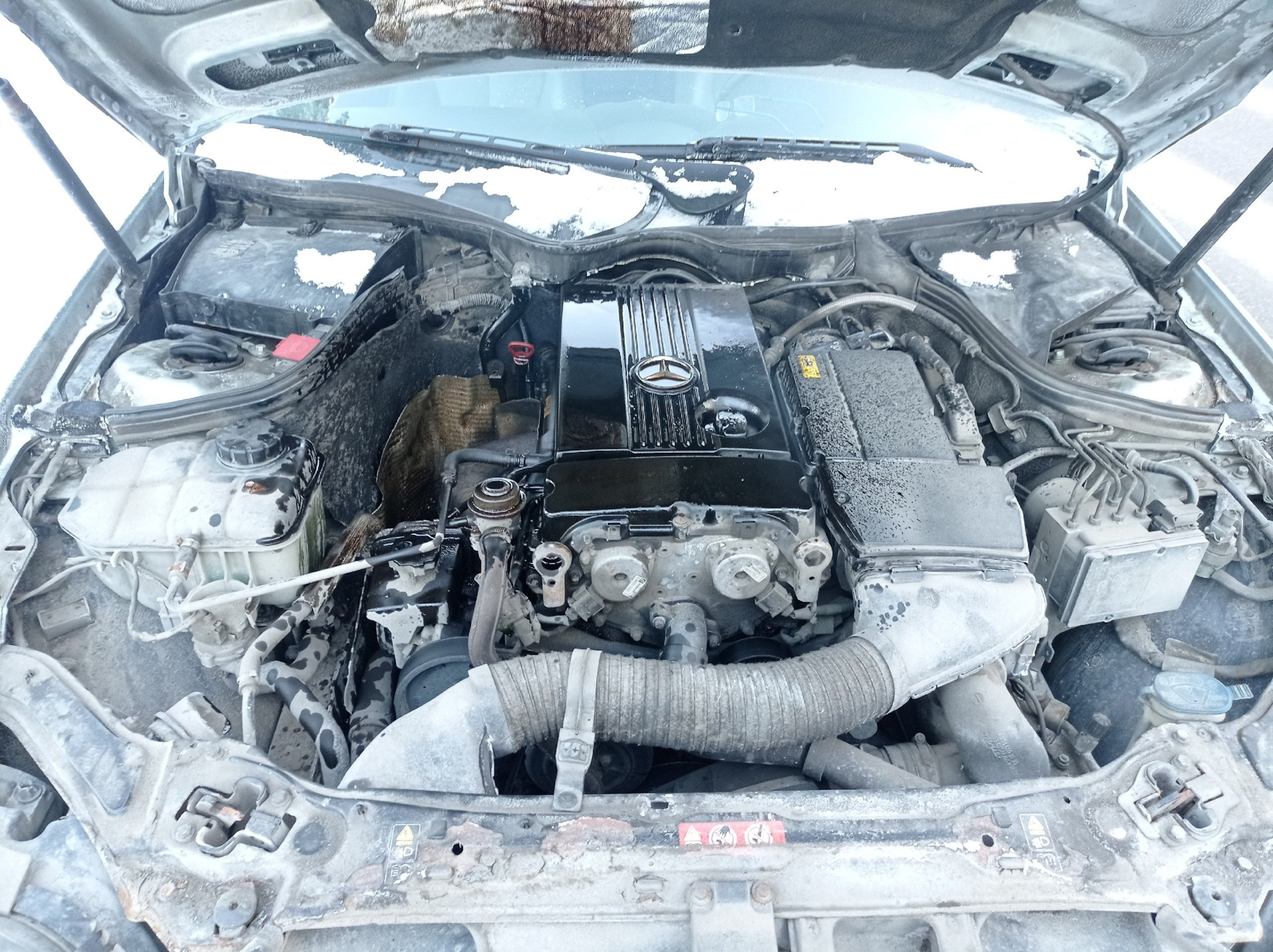 Клин двигателя на трассе в рекордные морозы. — Mercedes-Benz CLK (W209 ...