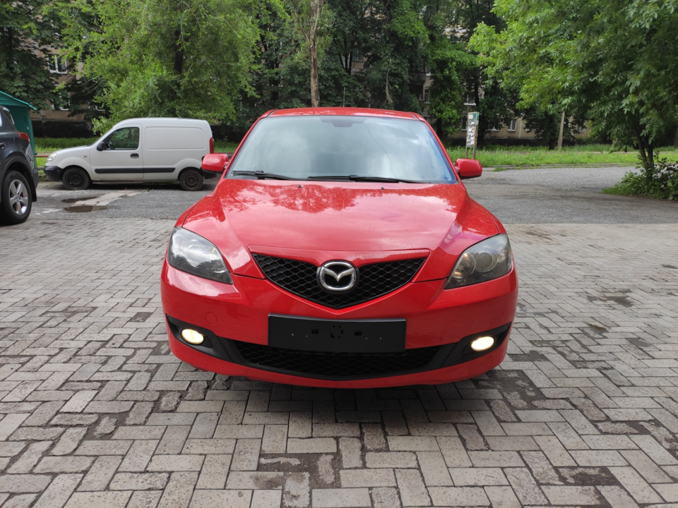 Пластиковые подкрылки на зад / Подиум под номер — Mazda 3 (1G) BK, 1,6 ...