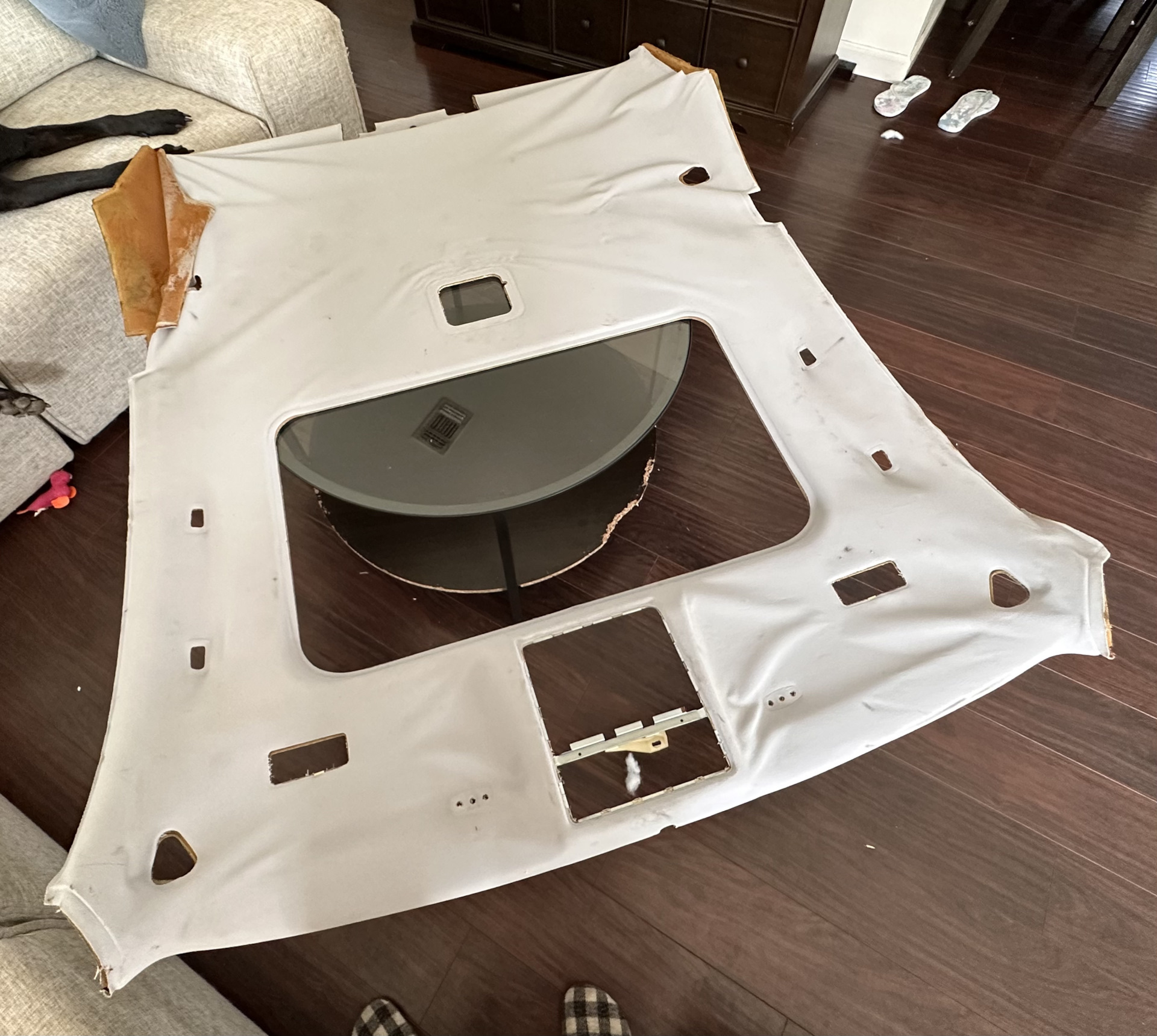 Headliner — BMW 3 series Coupe (E46), 3 л, 2003 года своими руками DRIVE2