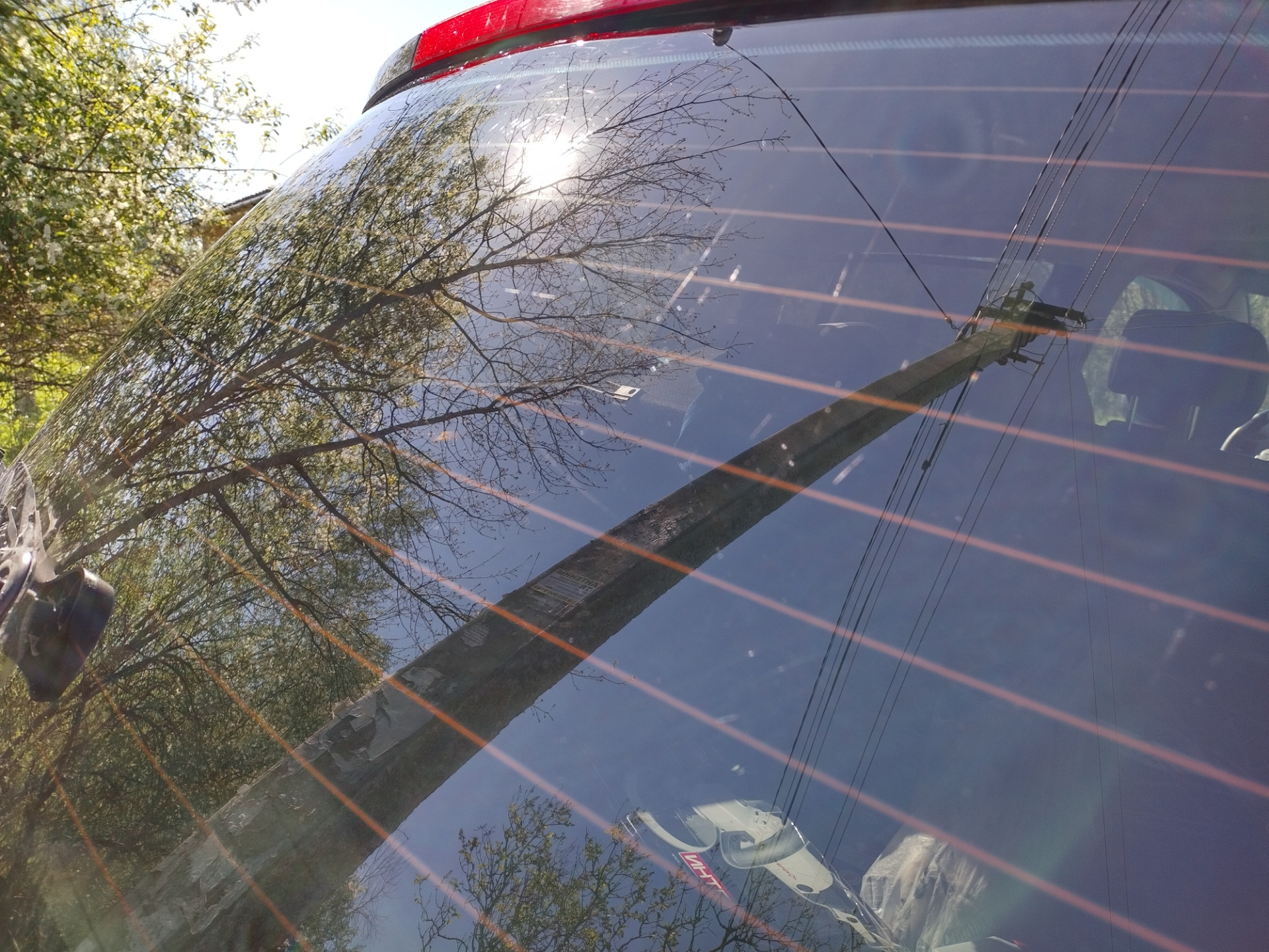 Полировка стекла оксидом церия — Renault Megane II, 1,6 л, 2008 года ...