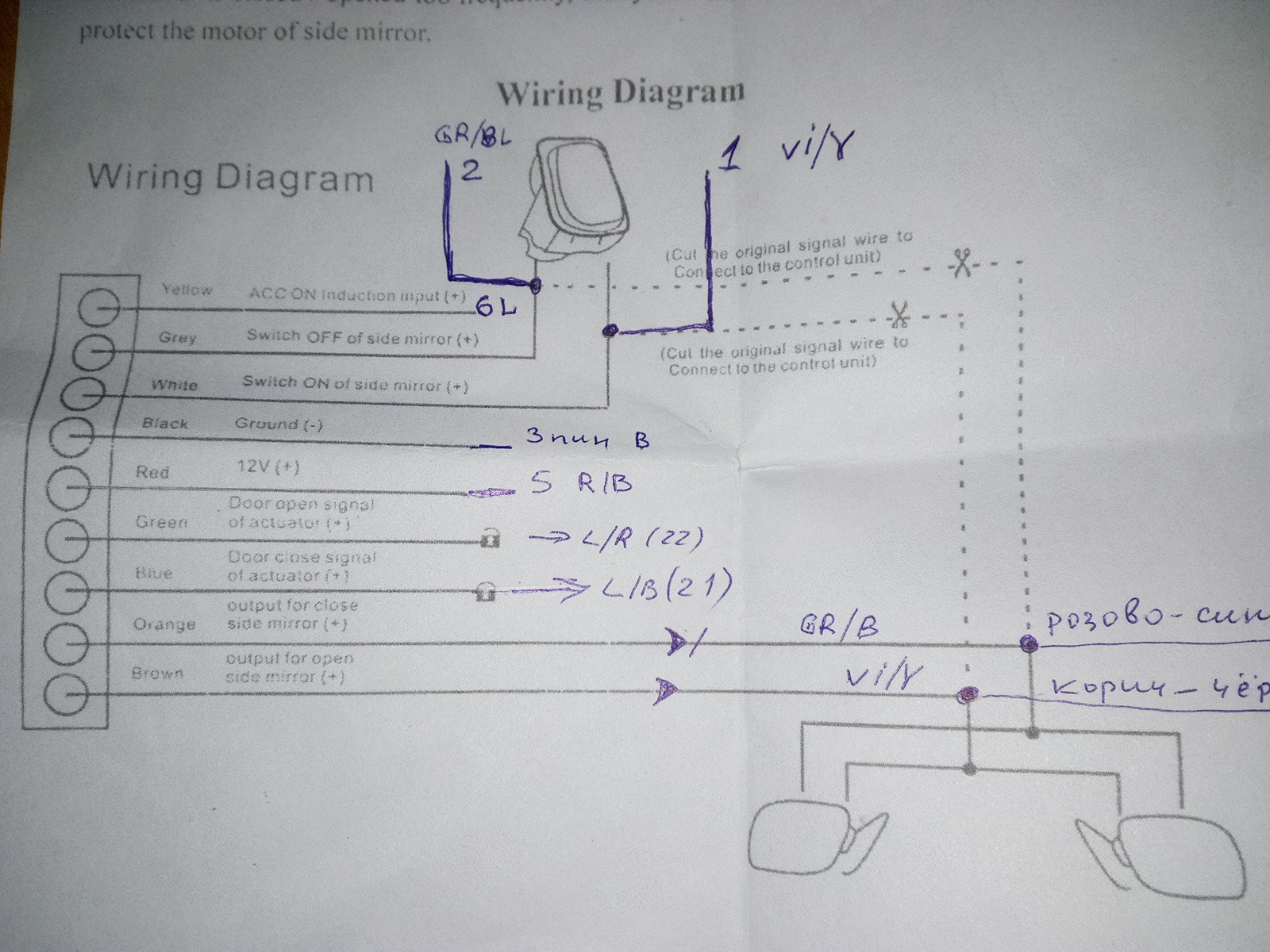 Не работают зеркала на паджеро 2