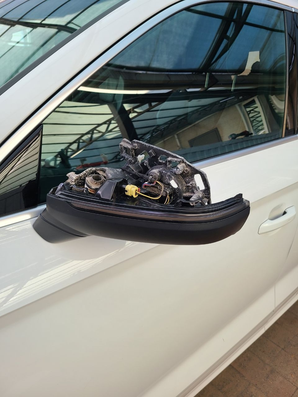 Разбор бокового зеркала заднего вида Audi q5 FY b9 — Audi Q5 (2G), 2 л ...