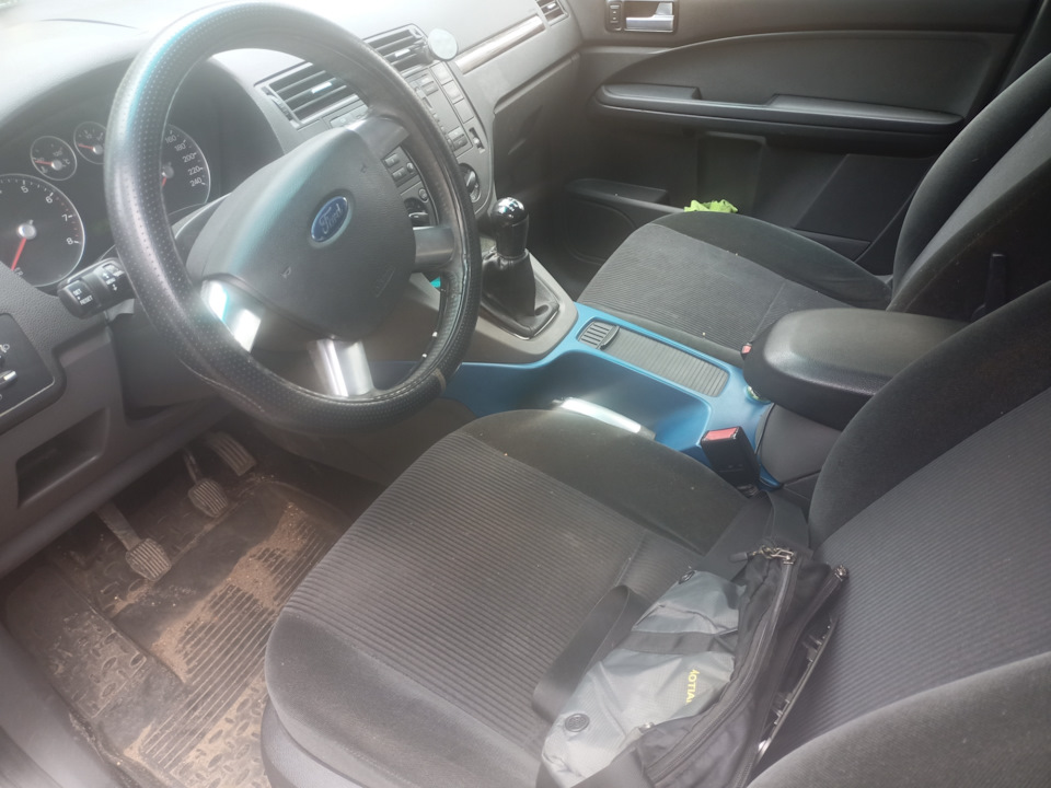 18. Переход с электрического на механический ручник. — Ford C-Max I, 2 ...