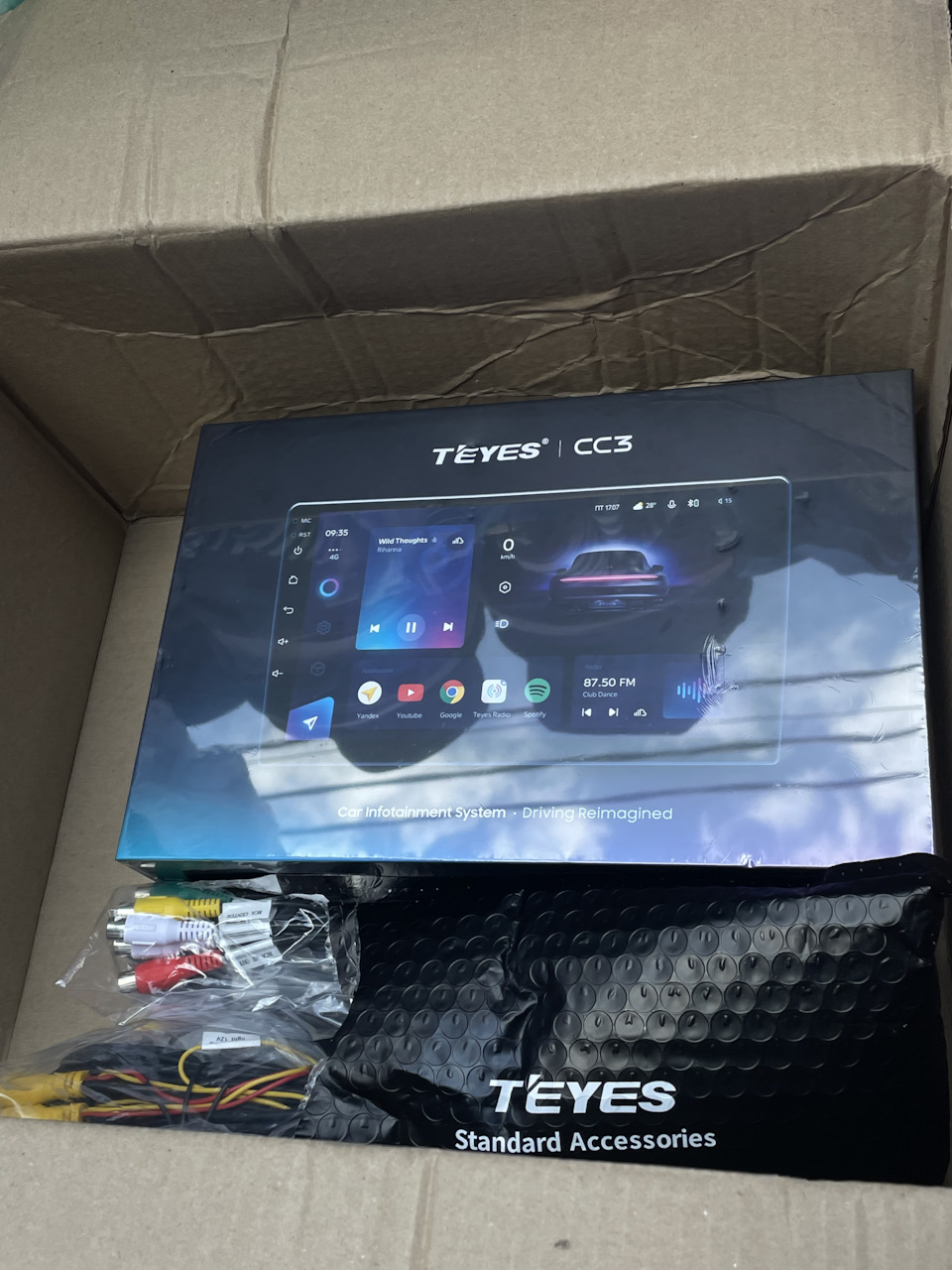 #5 Заказал ГУ Teyes CC3 в гранту фл — Lada Гранта (2G) FL, 1,6 л, 2022 ...
