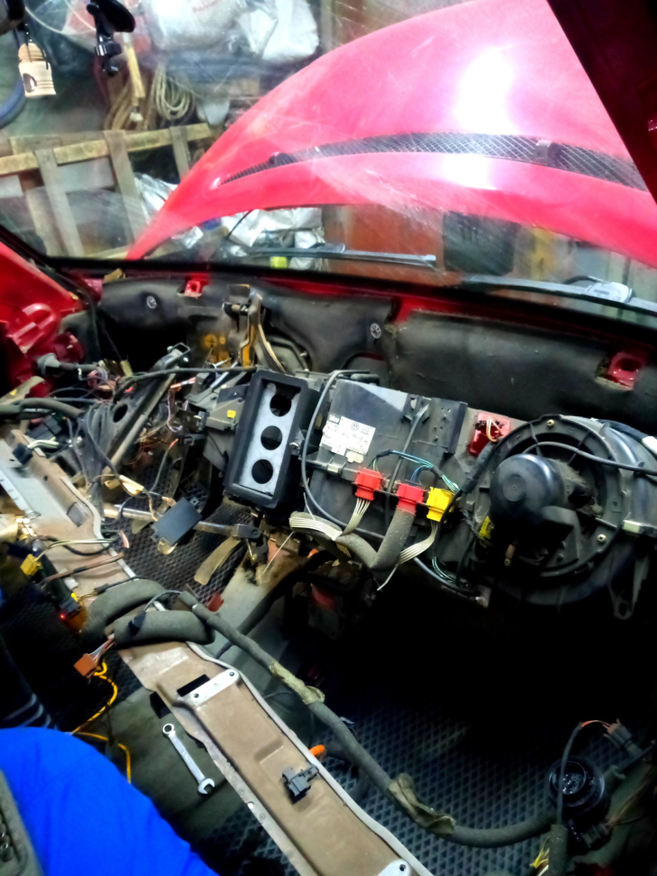 Думаю, все видят, почему холодно — Skoda Octavia Combi A4 Mk1