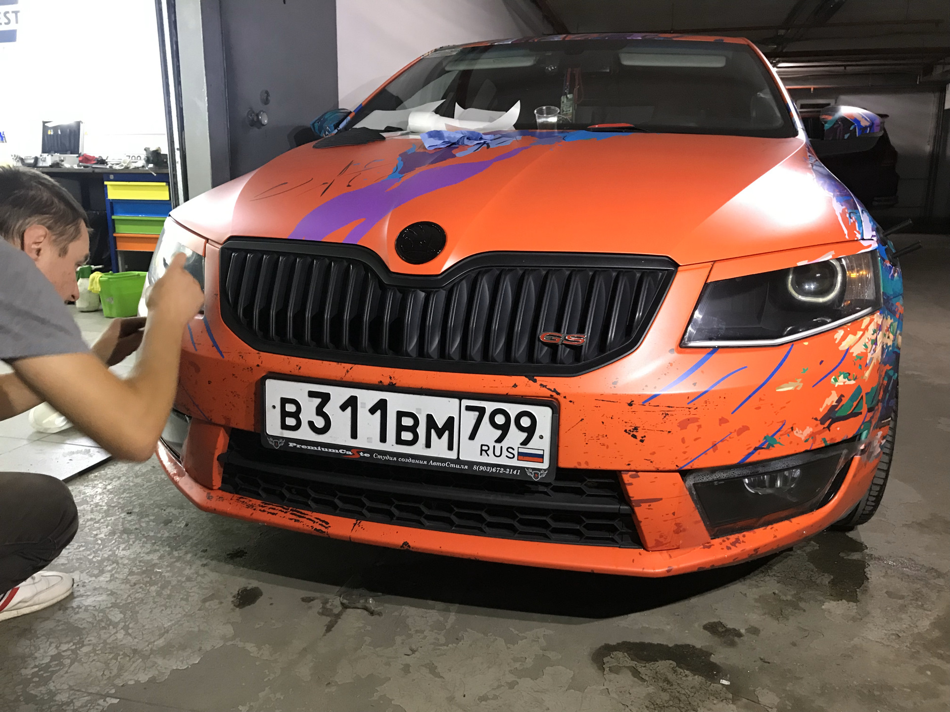 Skoda Octavia RS камуфляж