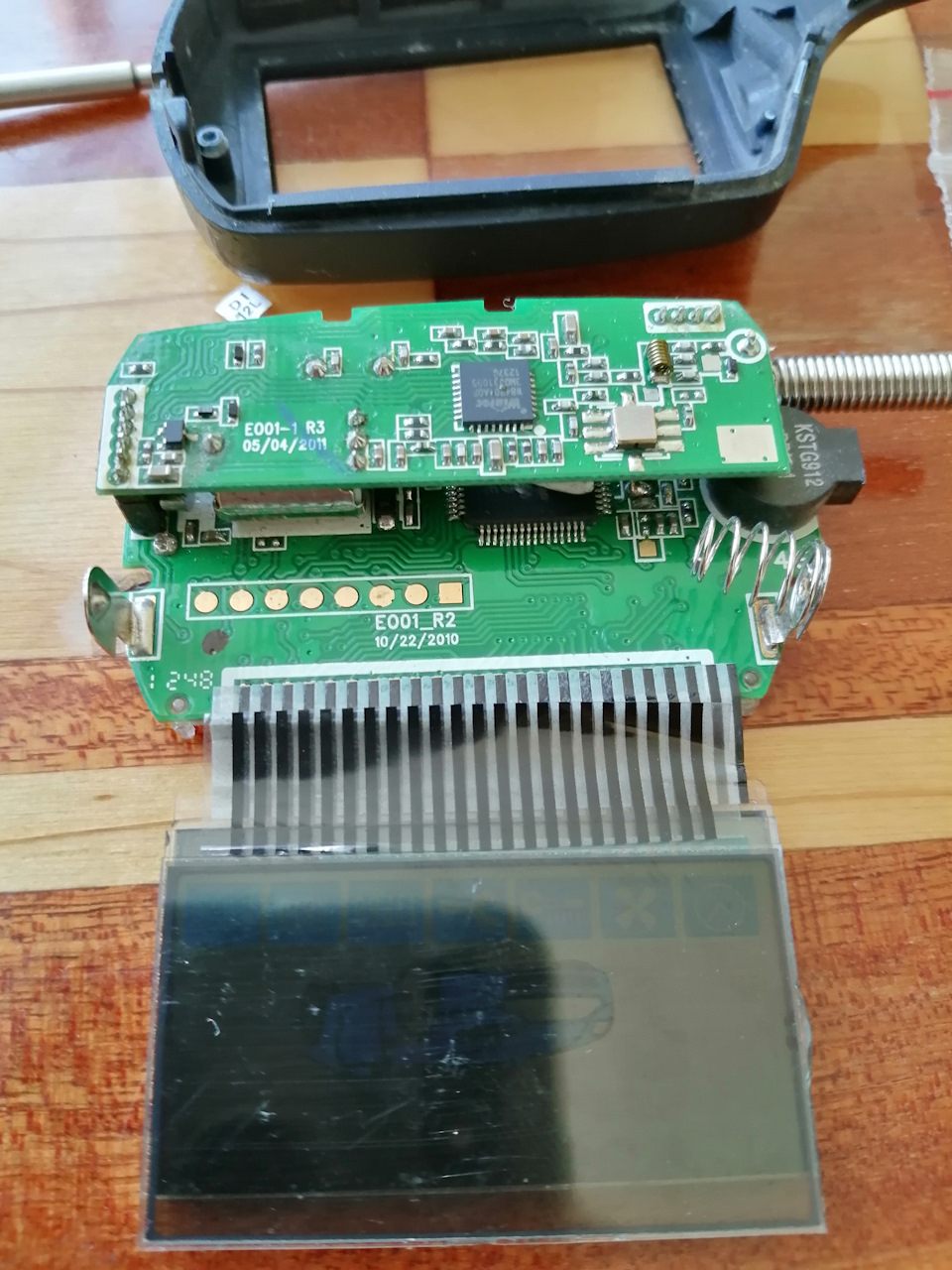 Замена экрана брелка Starline A91 — SsangYong Kyron, 2,3 л., 2009 года ...