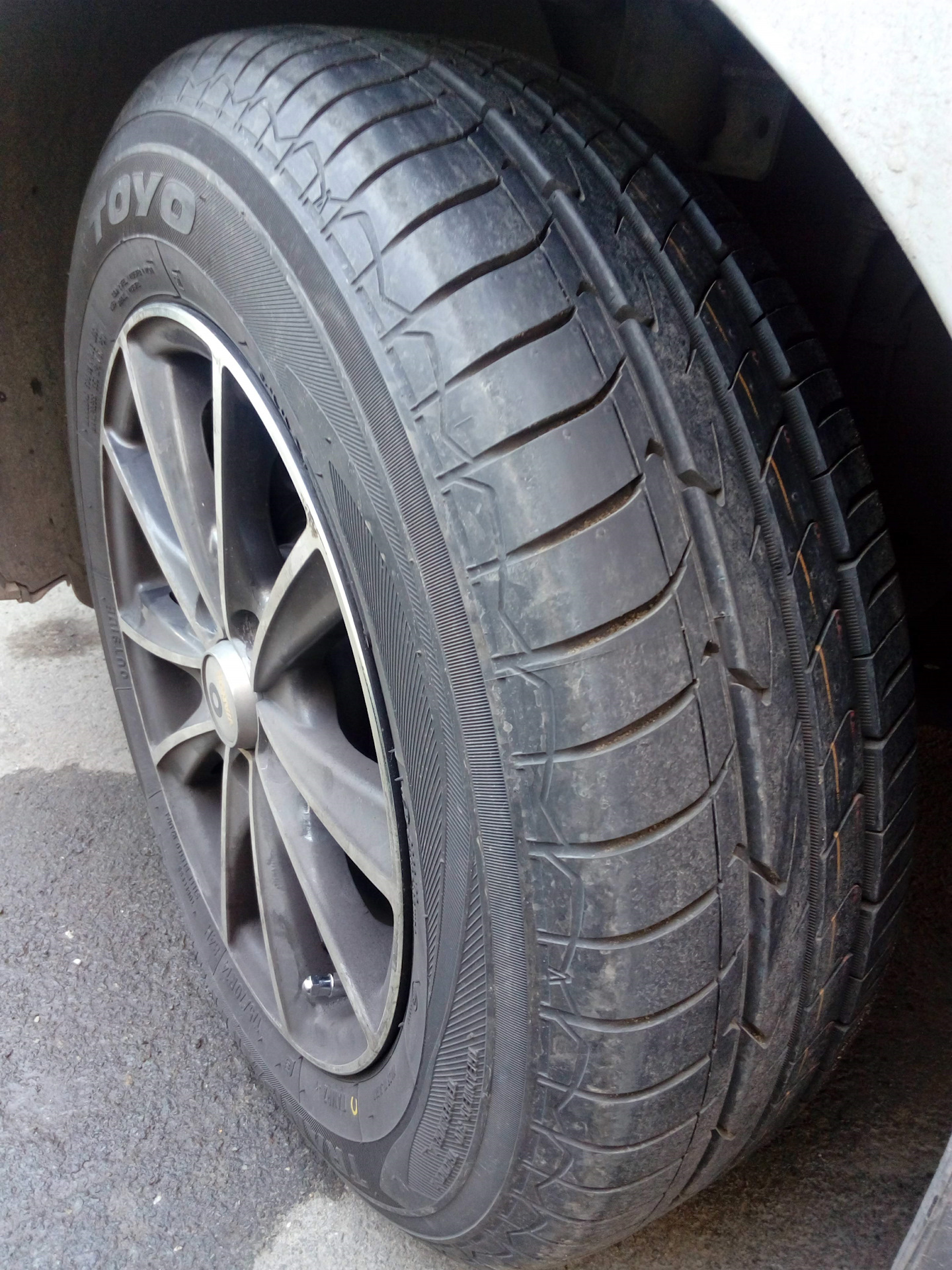 Летняя резина Toyo Tranpath MPZ — Volkswagen Polo Sedan, 1,6 л, 2012 ...
