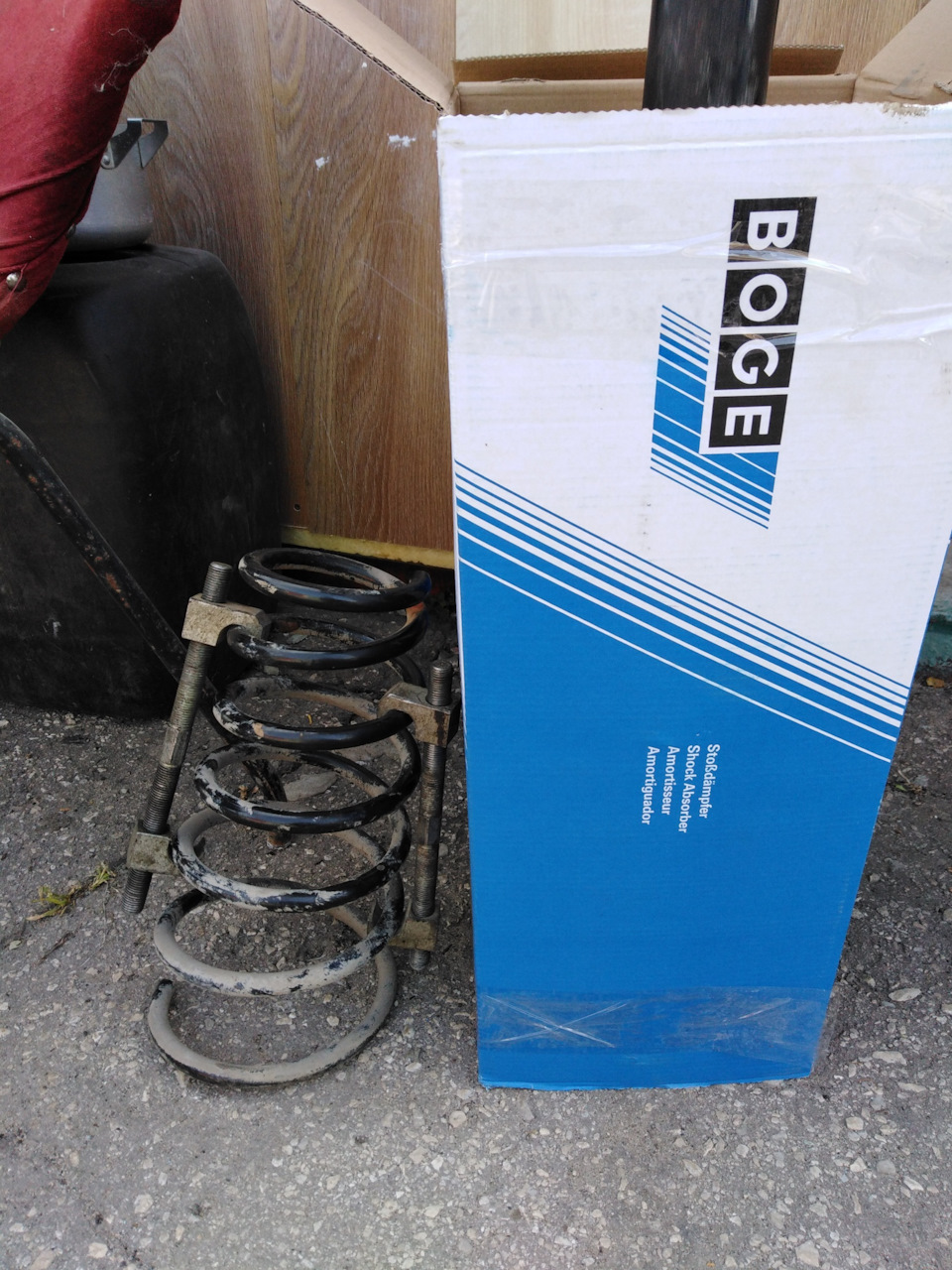 Замена стоек на Boge в Акцент — Hyundai Accent (2G), 1,5 л, 2006 года ...