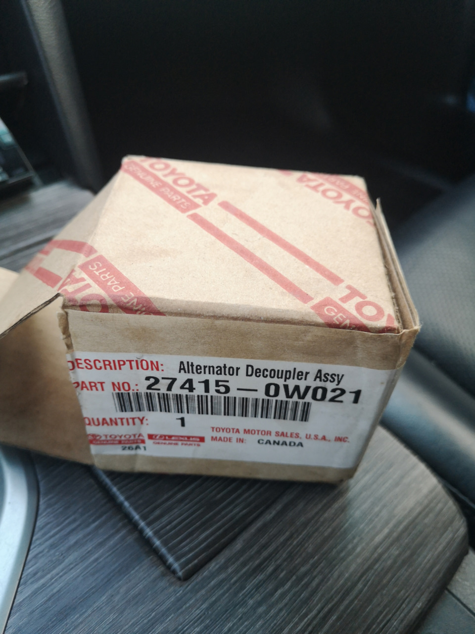 Замена обгонной муфты генератора. — Toyota Camry (XV50), 2,5 л, 2012 ...