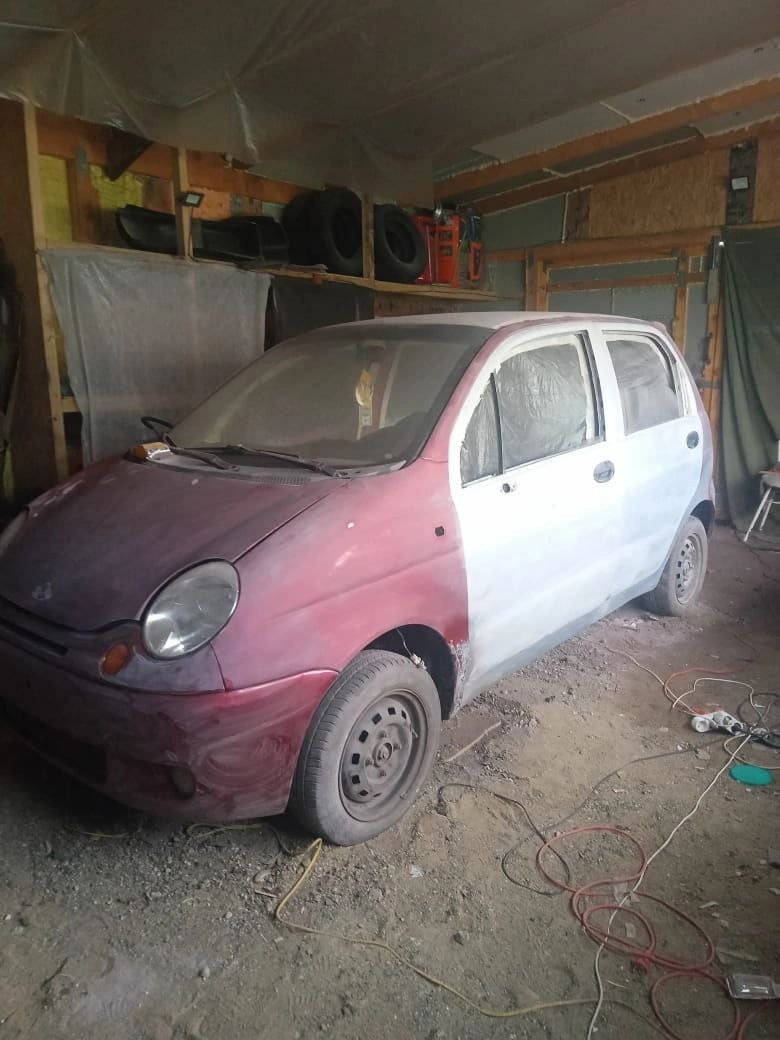 Покраски автомобиля Daewoo Matiz полиуретановой эмалью — DRIVE2