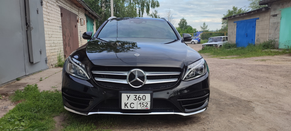 Мерседес w205 черный